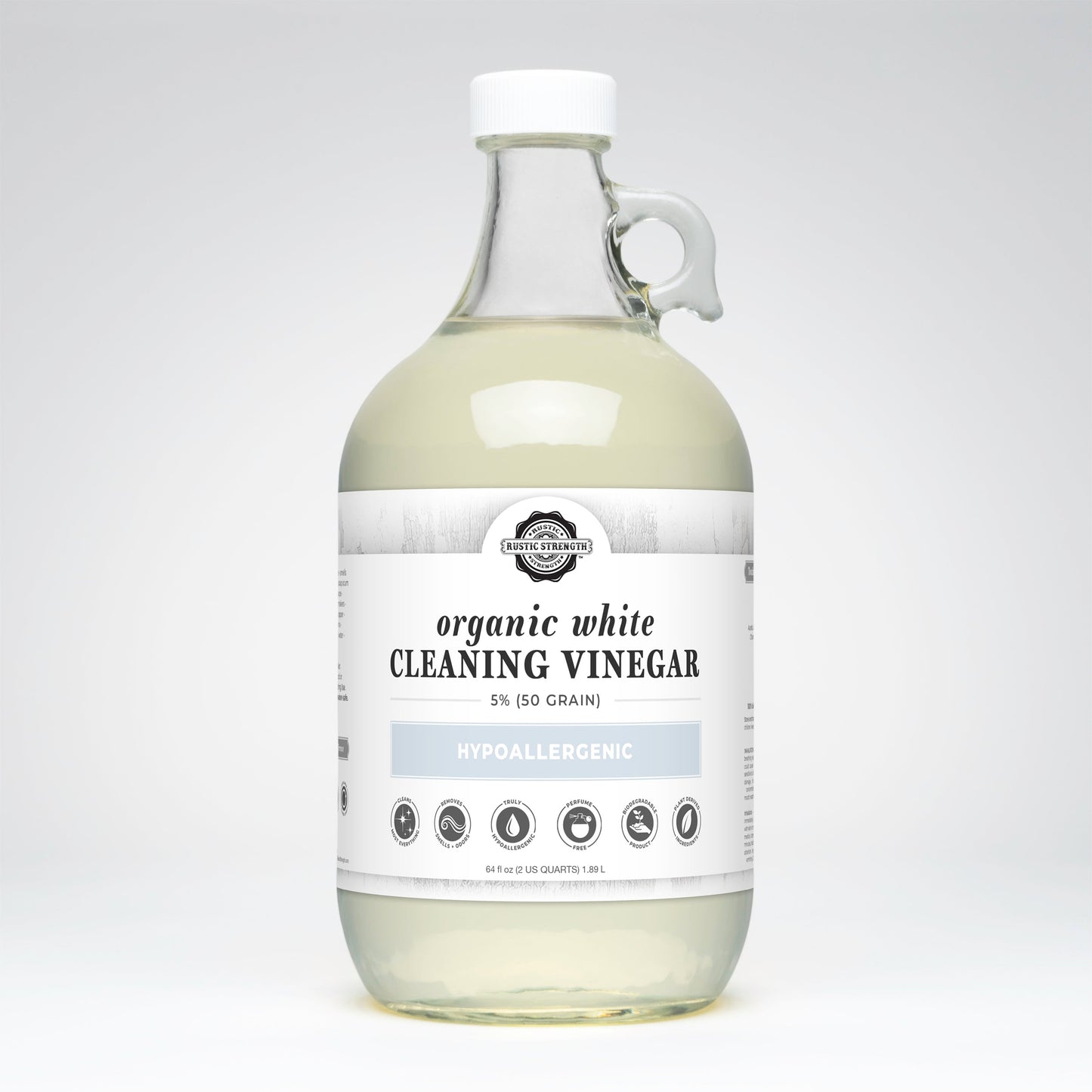 Organic White Cleaning Vinegar | 5% (50 grain) - Concordia Style Boutique