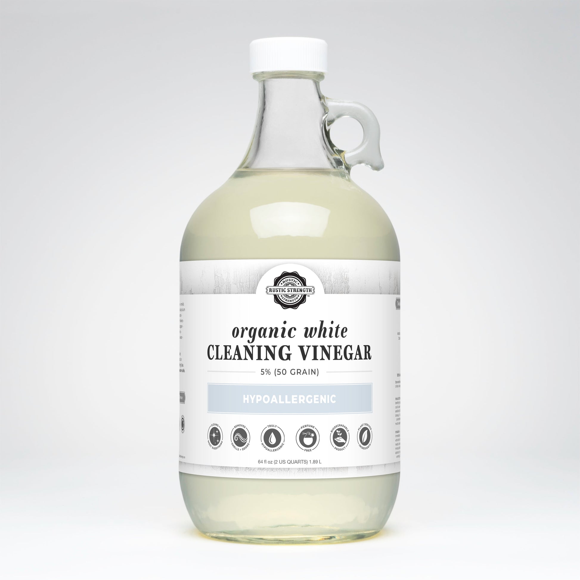 Organic White Cleaning Vinegar | 5% (50 grain) - Concordia Style Boutique