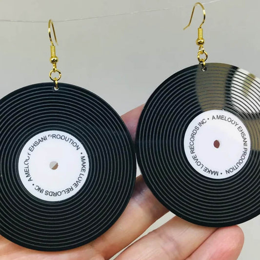 VINYL EARRINGS (PAIR) - Concordia Style Boutique