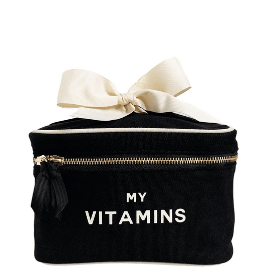 Vitamins Storage and Travel Box, Black - Concordia Style Boutique