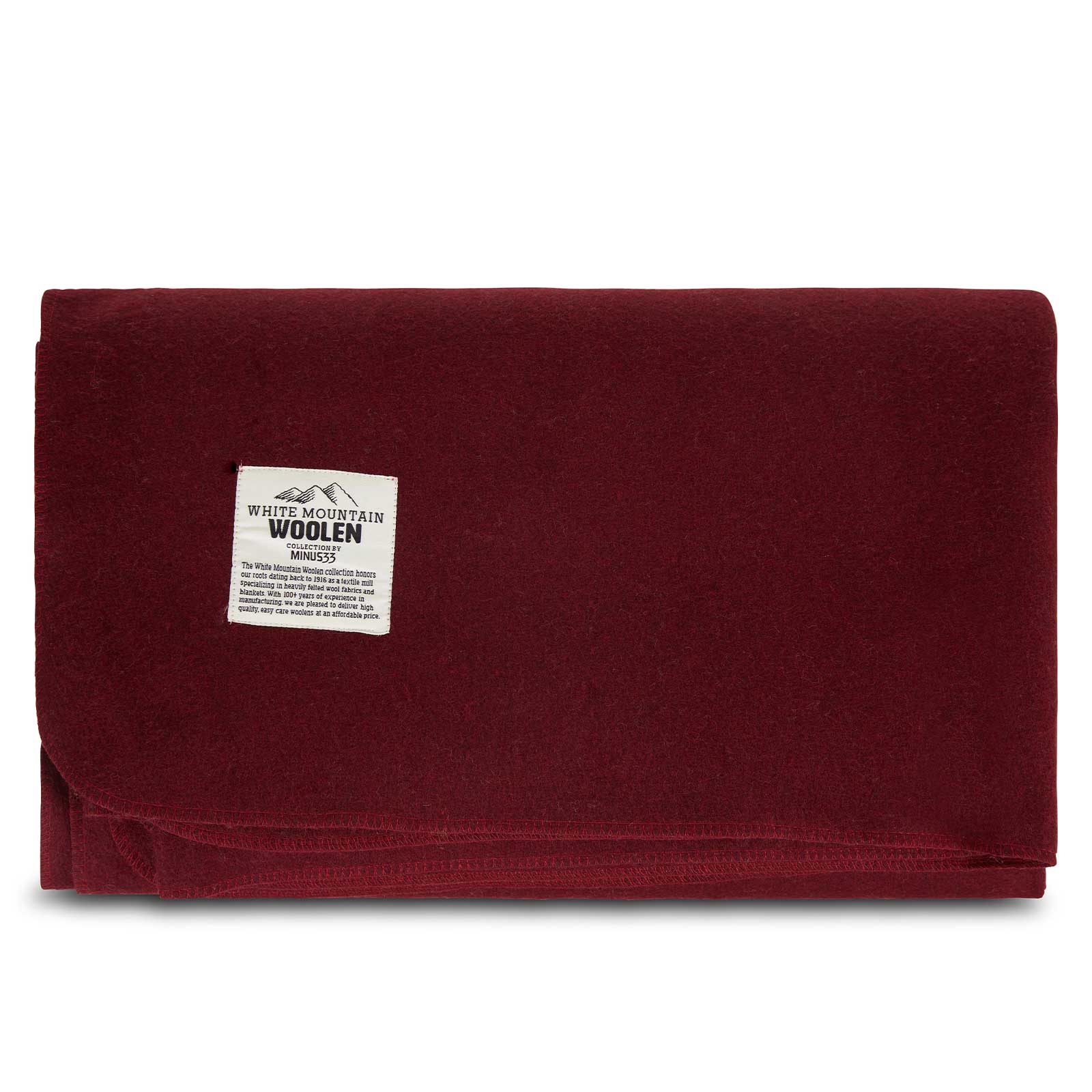 M33 - Lodge Twin Blanket White Mountain Woolen - Concordia Style Boutique