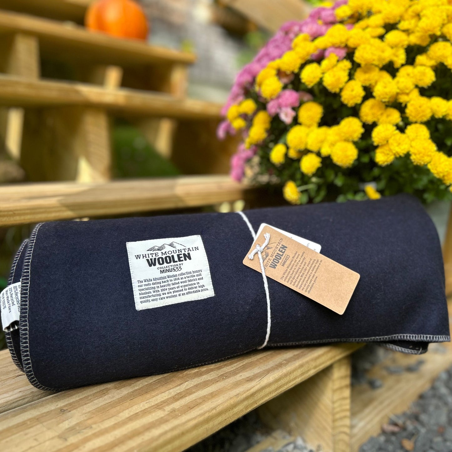 M33 - Lodge Twin Blanket White Mountain Woolen - Concordia Style Boutique