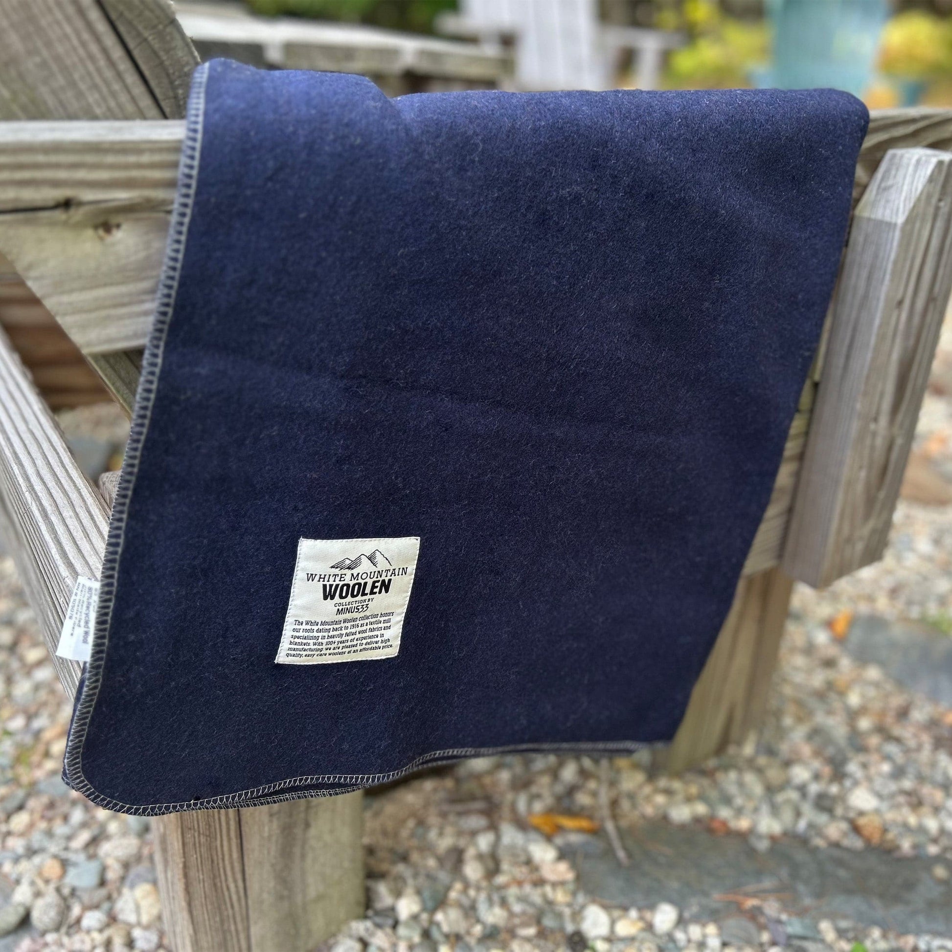 M33 - Lodge Twin Blanket White Mountain Woolen - Concordia Style Boutique