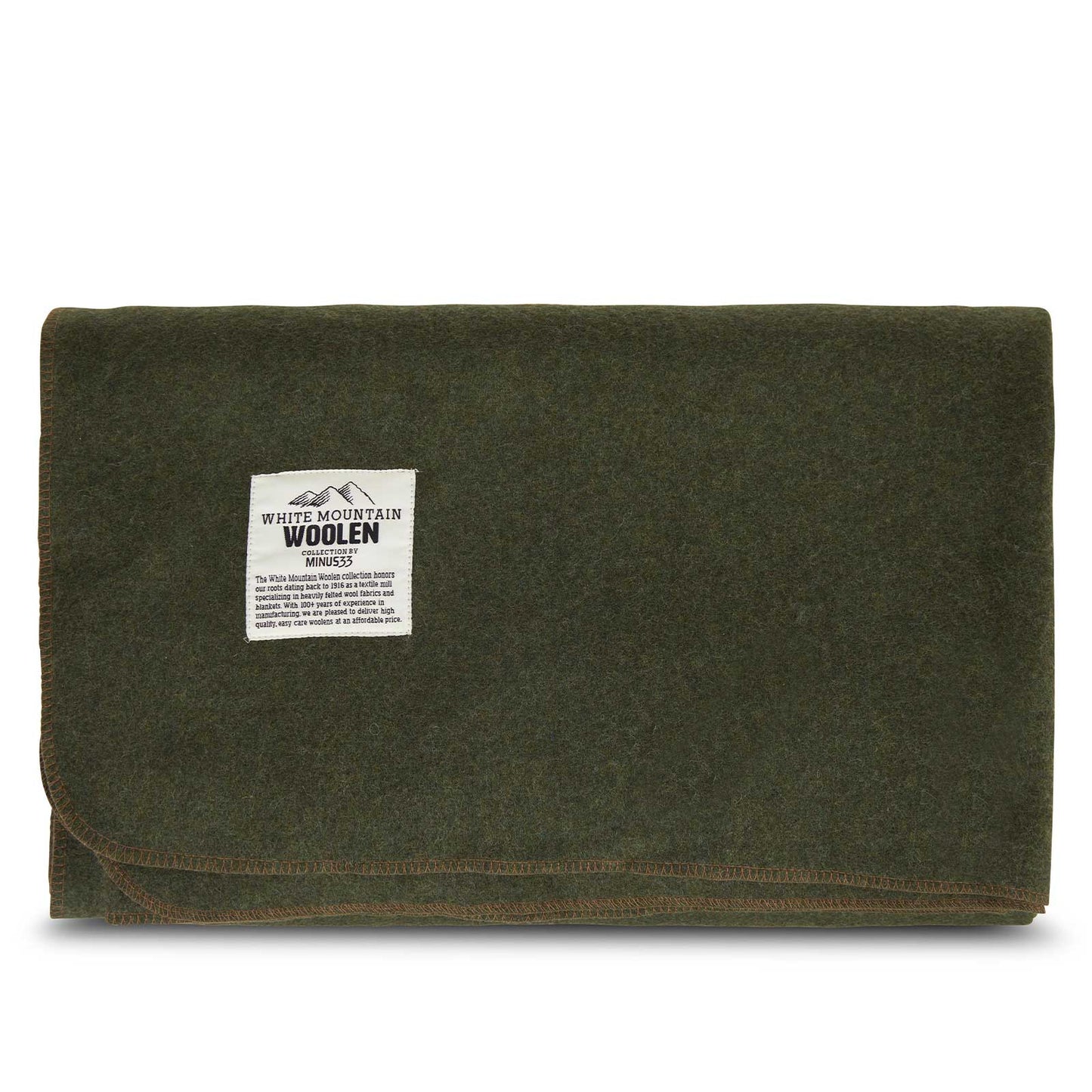 M33 - Lodge Twin Blanket White Mountain Woolen - Concordia Style Boutique