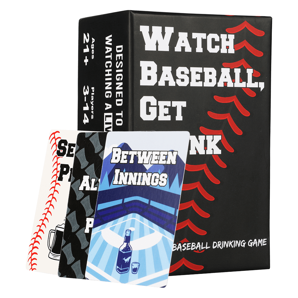 WATCH BASEBALL, GET DRUNK - The Live Baseball Drinking Game - Concordia Style Boutique