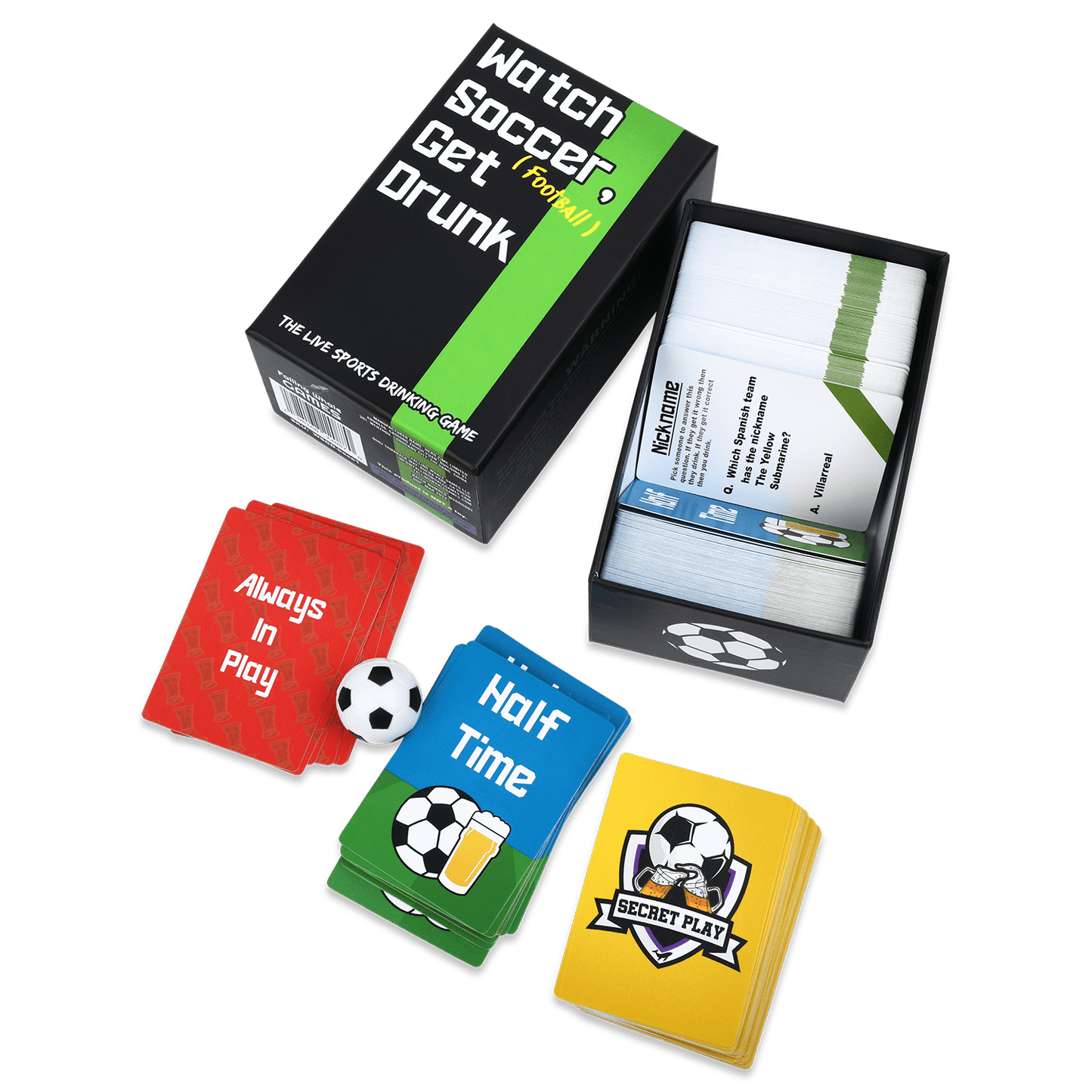 WATCH SOCCER, GET DRUNK - The Live Soccer Drinking Game - Concordia Style Boutique