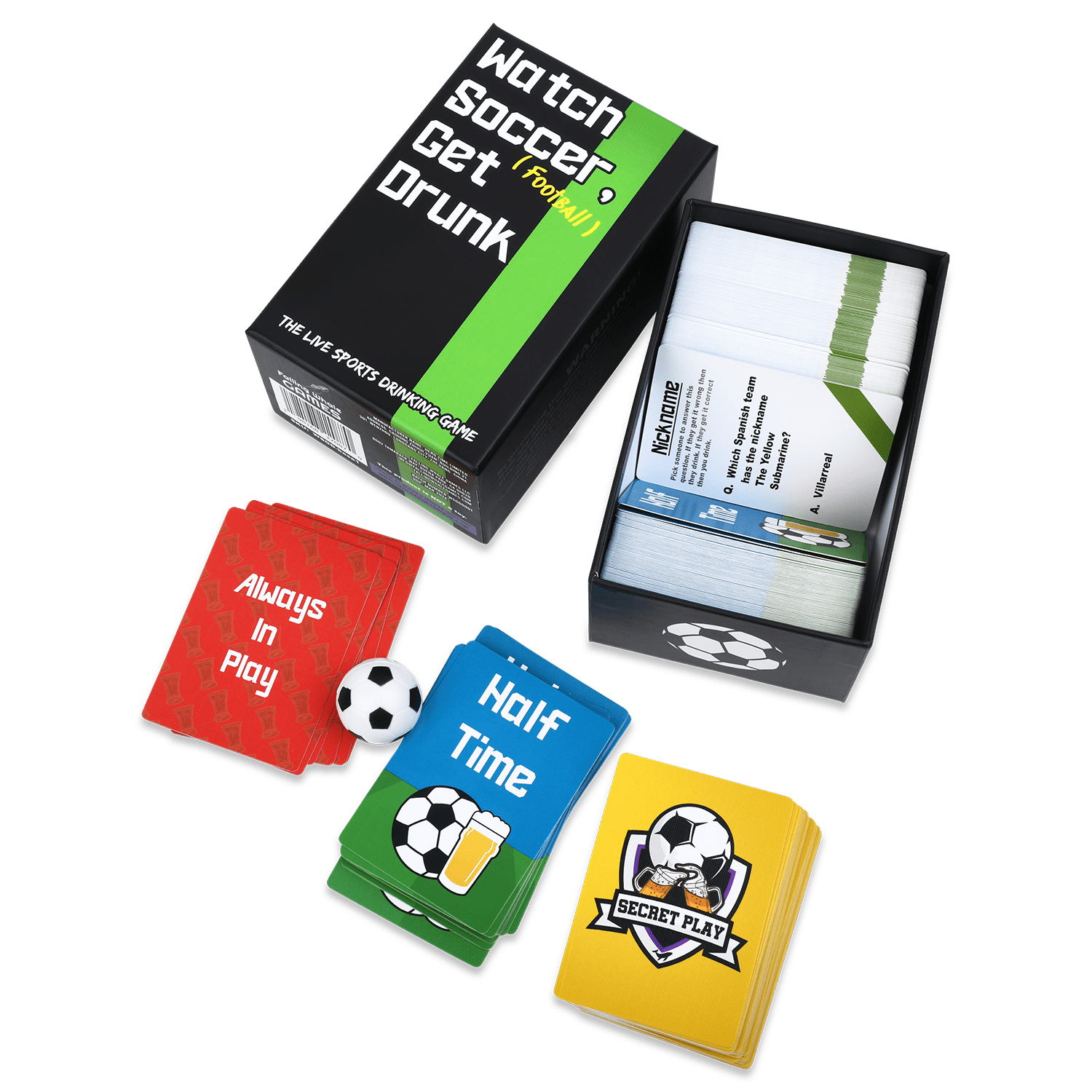 WATCH SOCCER, GET DRUNK - The Live Soccer Drinking Game - Concordia Style Boutique