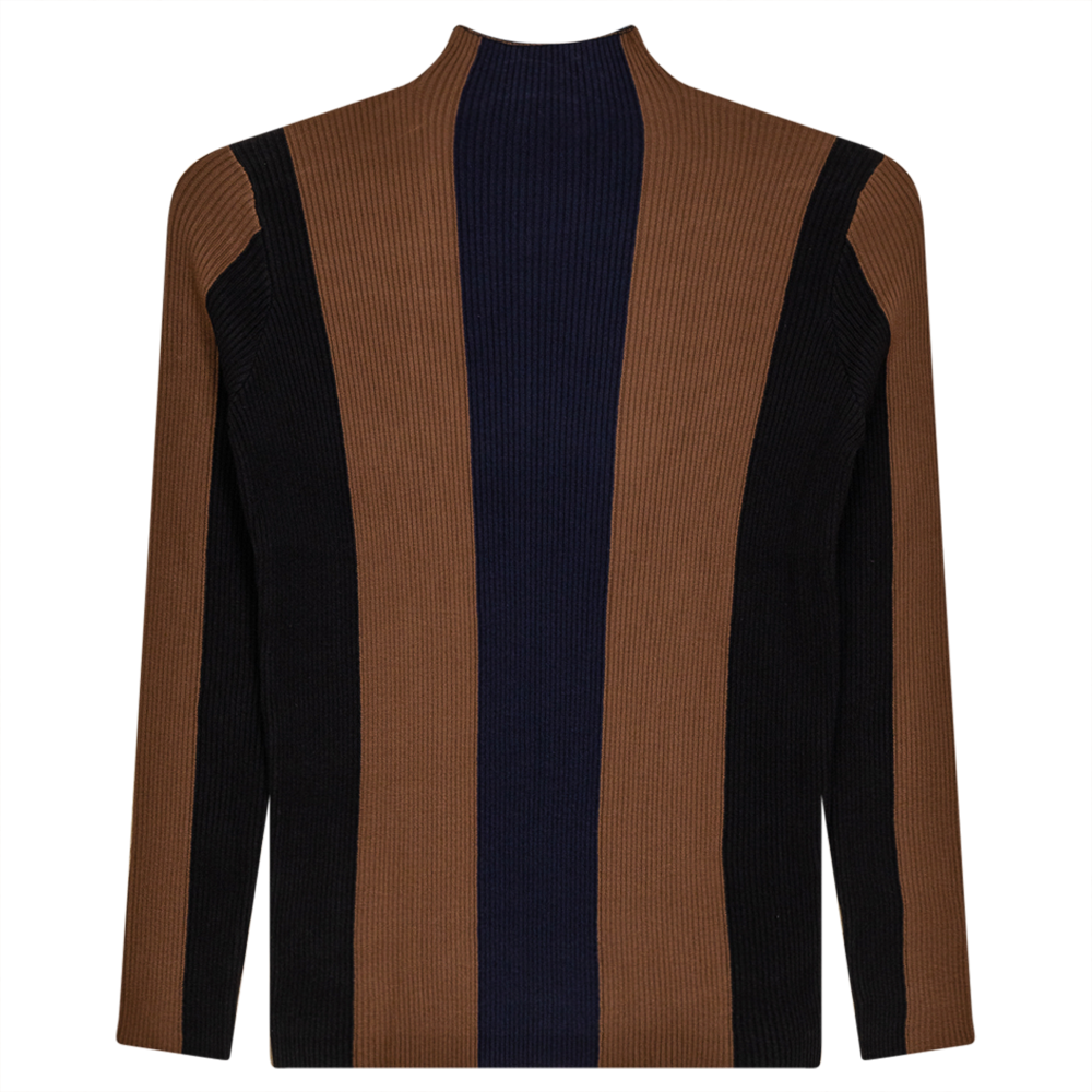Color Blocked Ribbed Sweater knit - Concordia Style Boutique