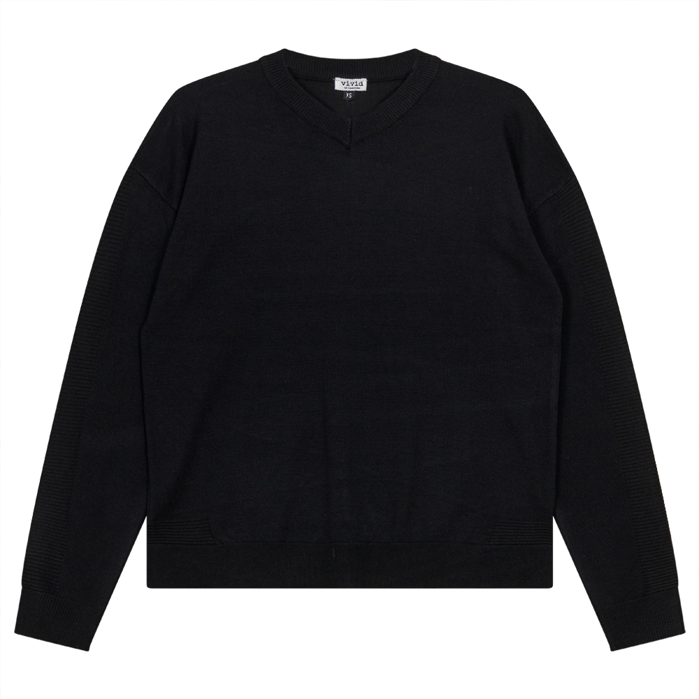 Closed V-Neck Rib Combo Sweater - Concordia Style Boutique