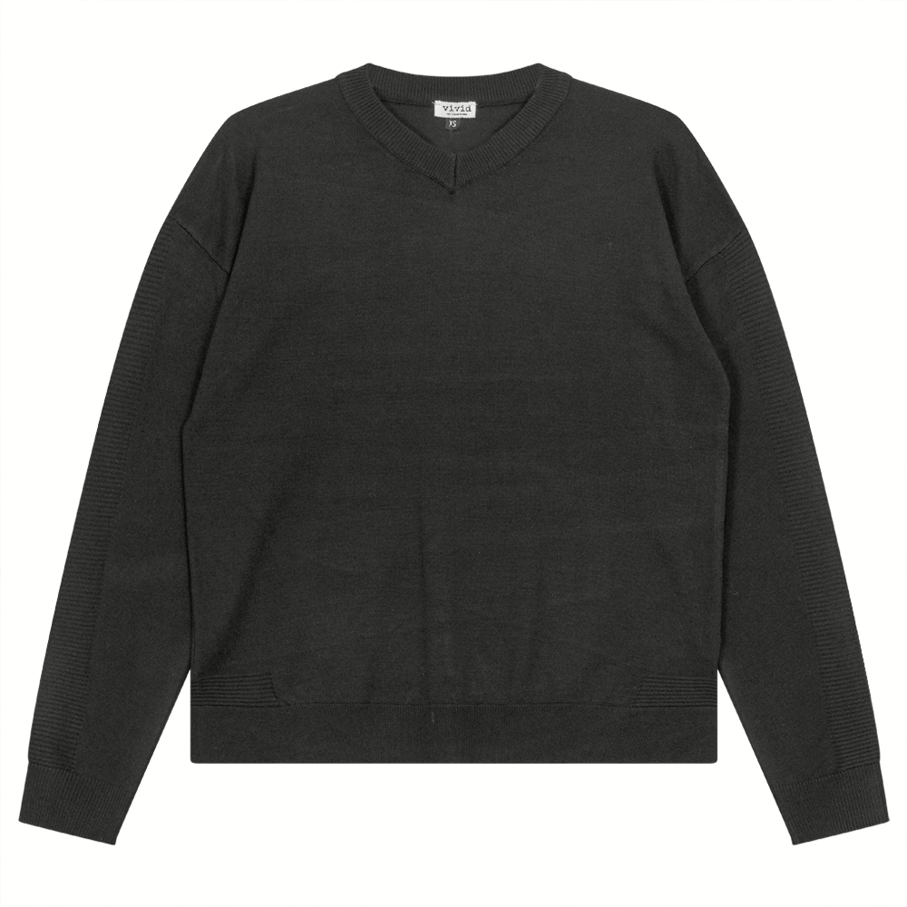 Closed V-Neck Rib Combo Sweater - Concordia Style Boutique