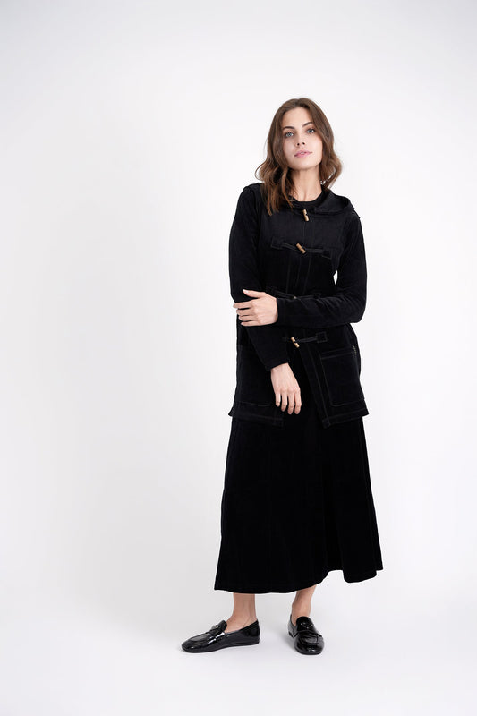 Long Velour Cardigan - Concordia Style Boutique