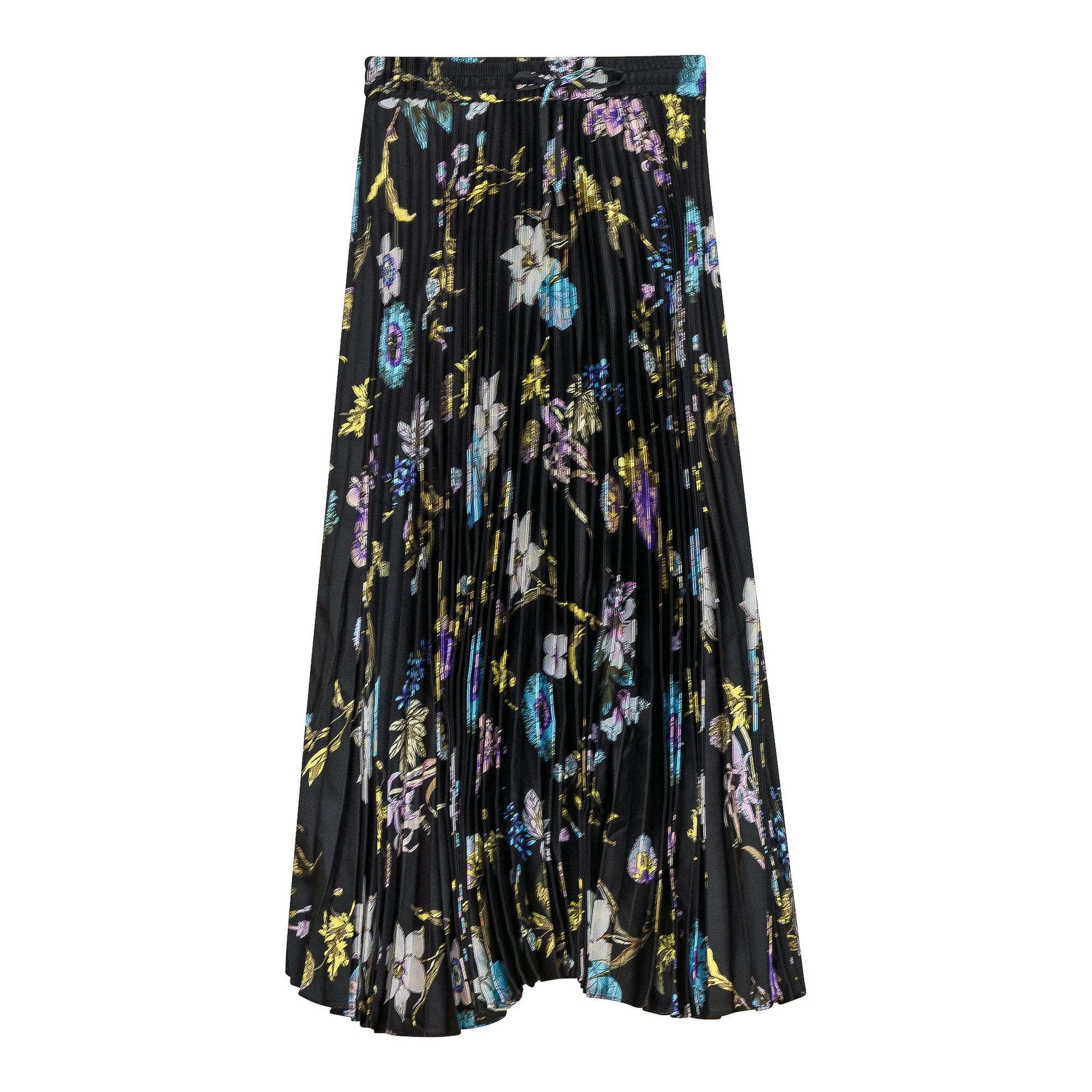 Accordian Pleated Printed Midi Skirt - Concordia Style Boutique