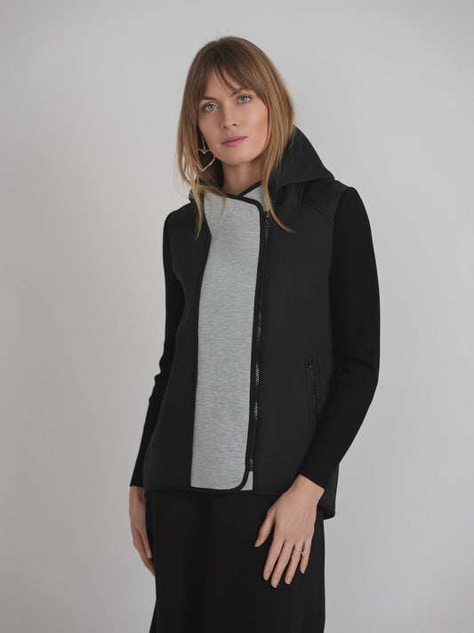 Scuba Knit Combo Hoodie - Concordia Style Boutique