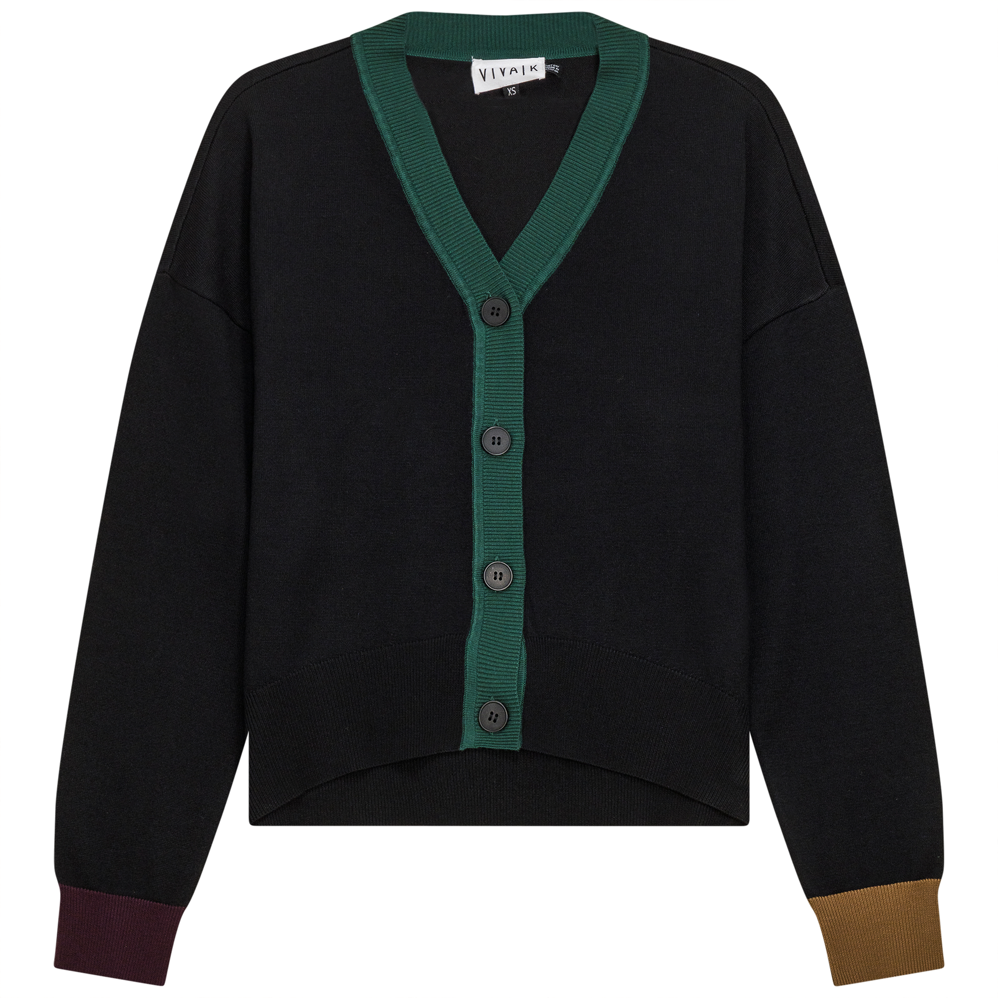 Color Blocked Cropped Cardigan - Concordia Style Boutique
