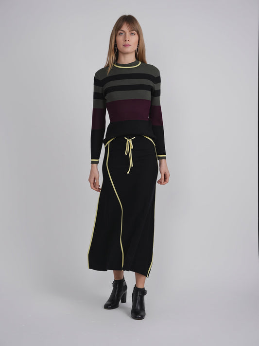 Midi Knit A Line Skirt - Concordia Style Boutique