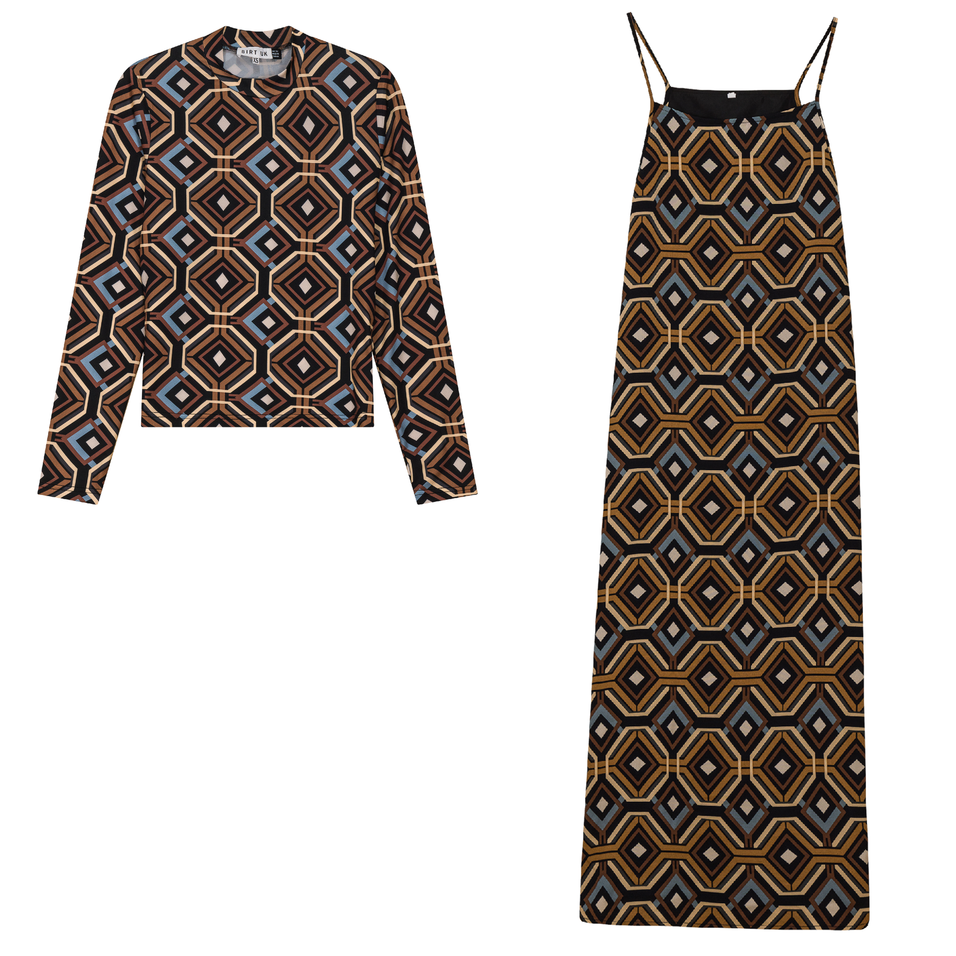 Printed Chifffon Midi Jumper Set - Concordia Style Boutique