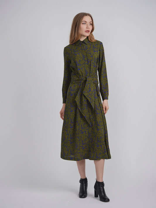 Midi Floral Shirt Dress - Concordia Style Boutique