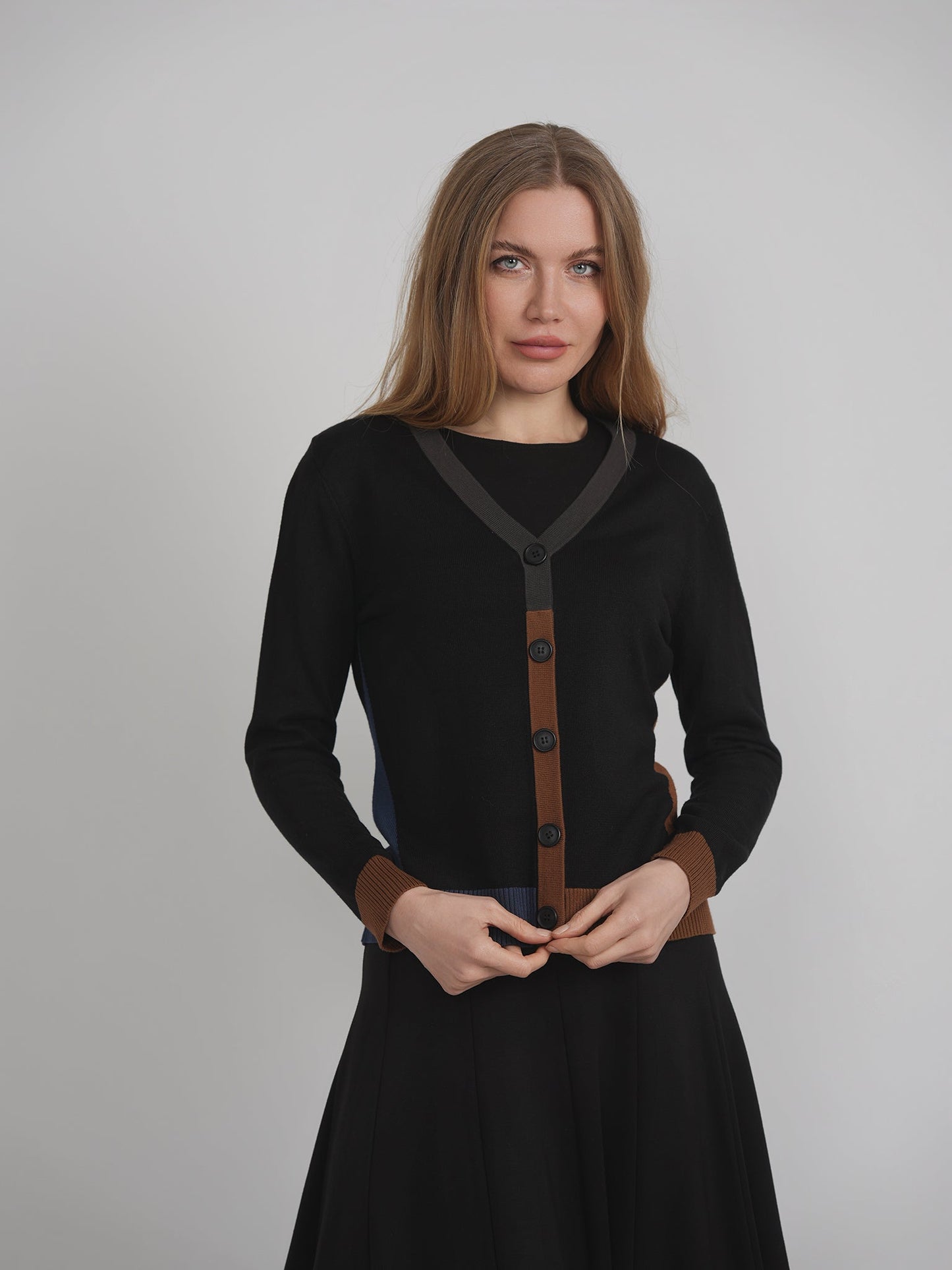 Color Blocked Cardigan - Concordia Style Boutique