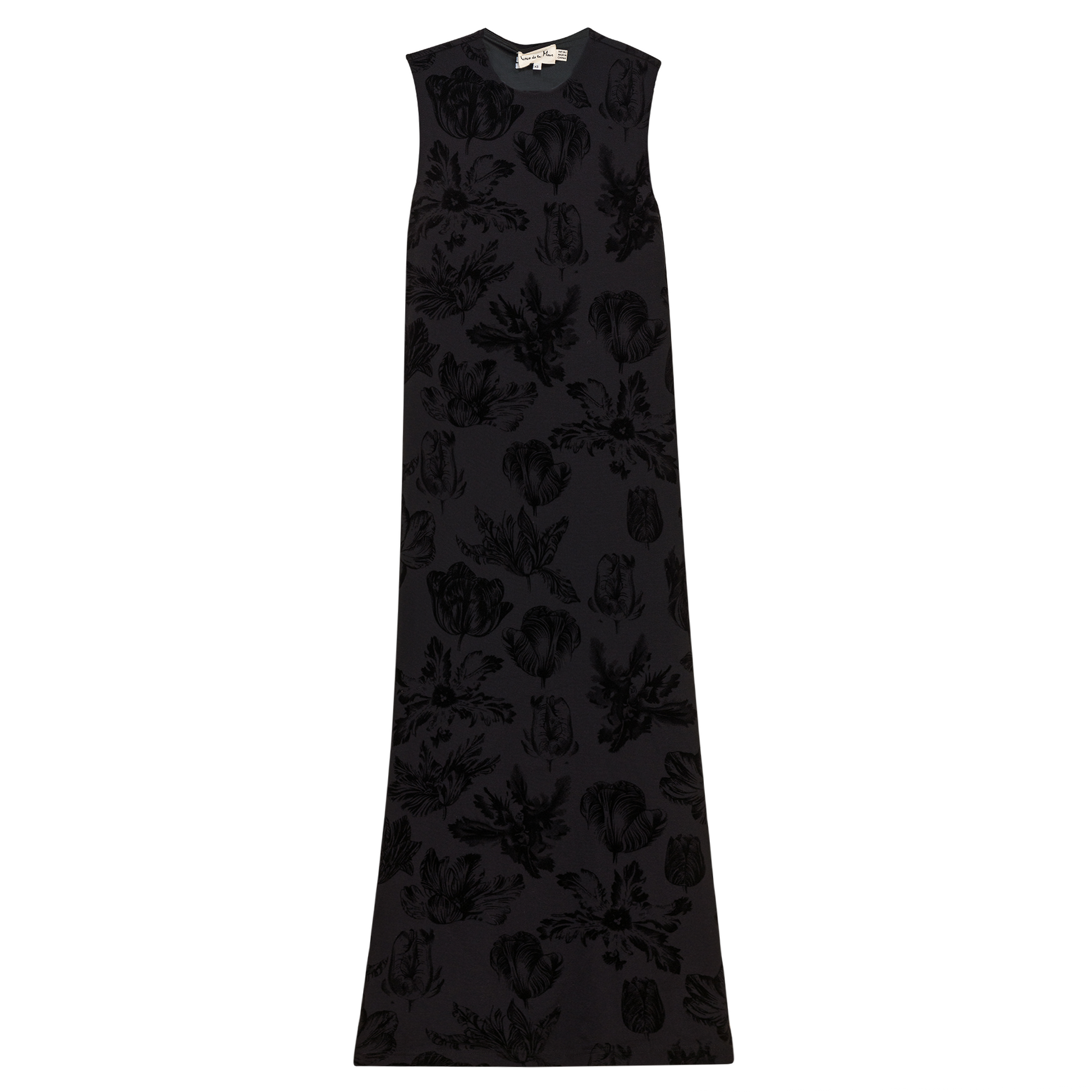 Flocked Velour Maxi Jumper - Concordia Style Boutique