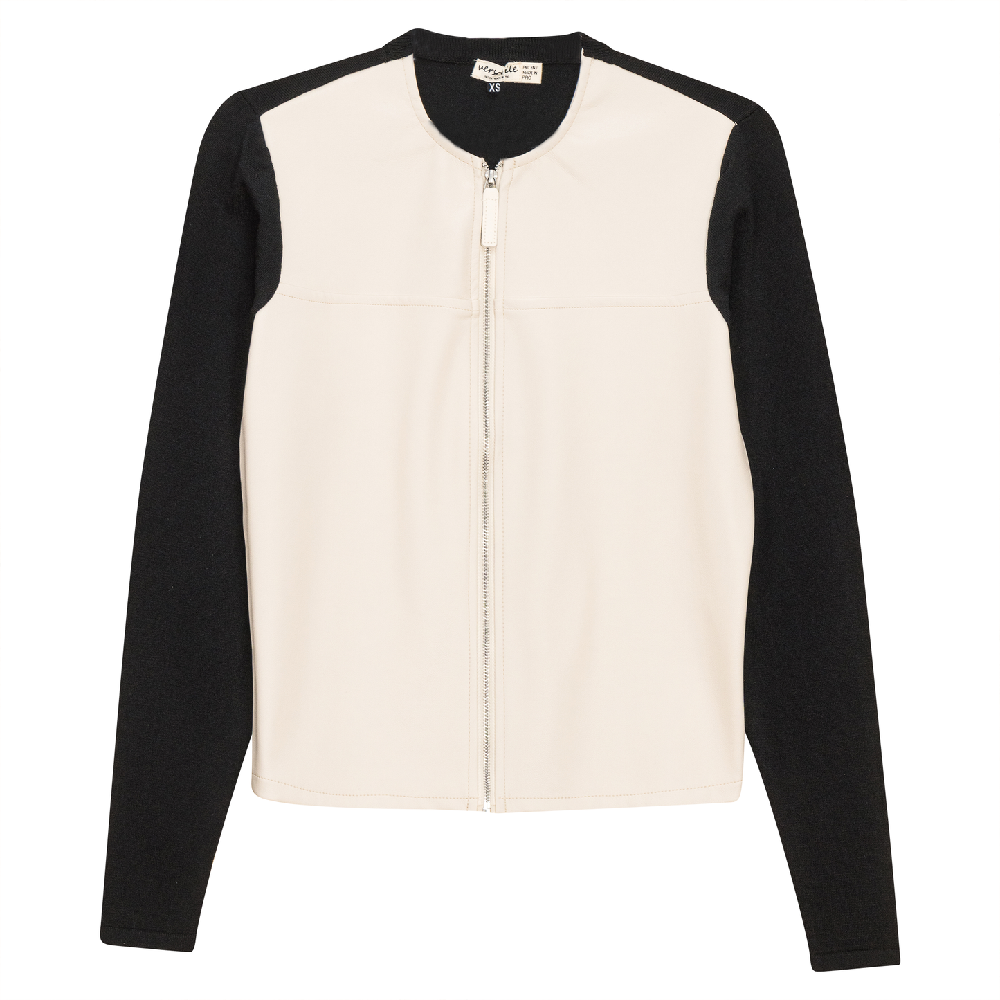 Leather Knit Combo Jacket - Concordia Style Boutique