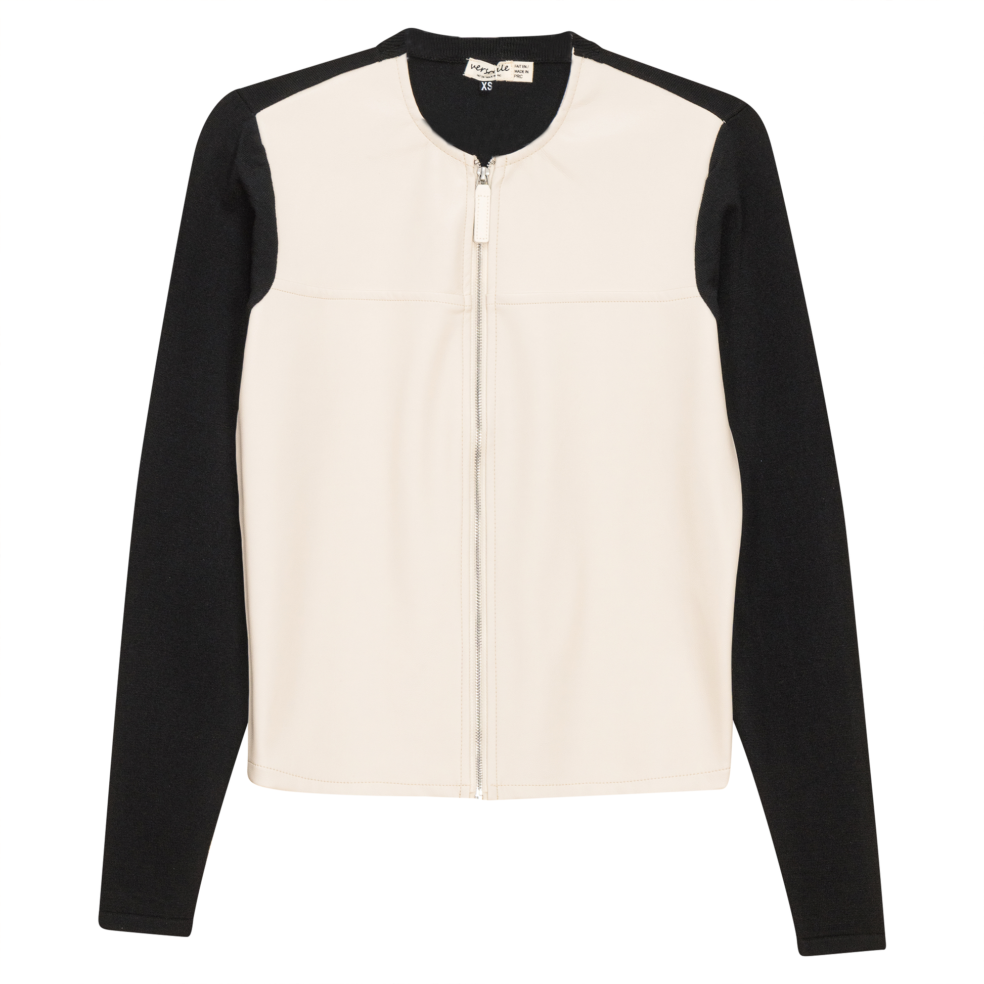 Leather Knit Combo Jacket - Concordia Style Boutique