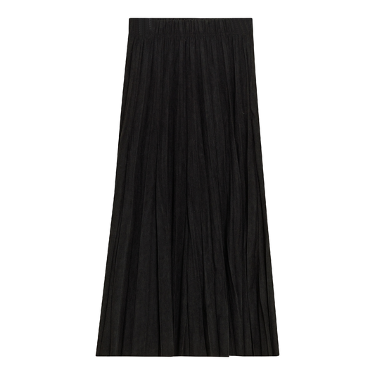 Corduroy Crinkle Pleated Midi Skirt - Concordia Style Boutique