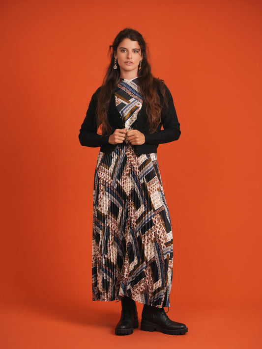 Crepe Pleated Jumper - Concordia Style Boutique