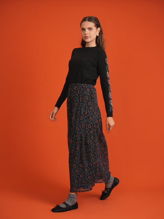 Tiered Floral Chiffon 2 Pc Set - Concordia Style Boutique