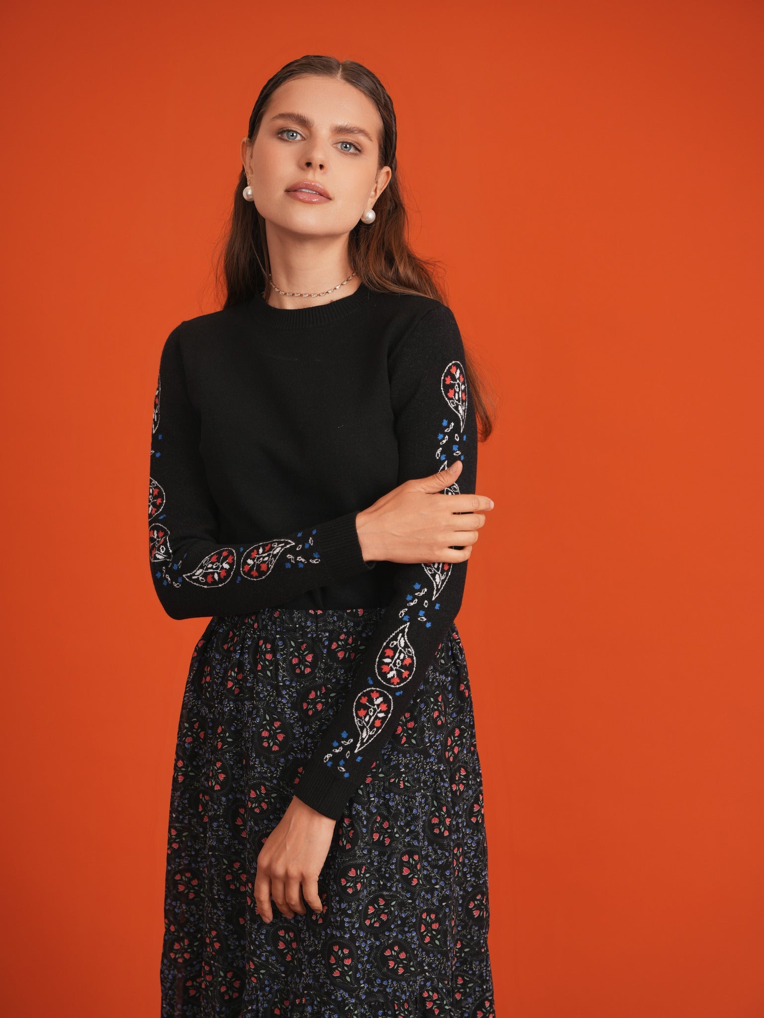 Tiered Floral Chiffon 2 Pc Set - Concordia Style Boutique