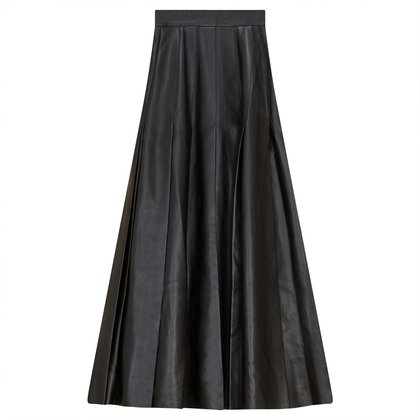 Leather Pleated Midi Skirt - Concordia Style Boutique