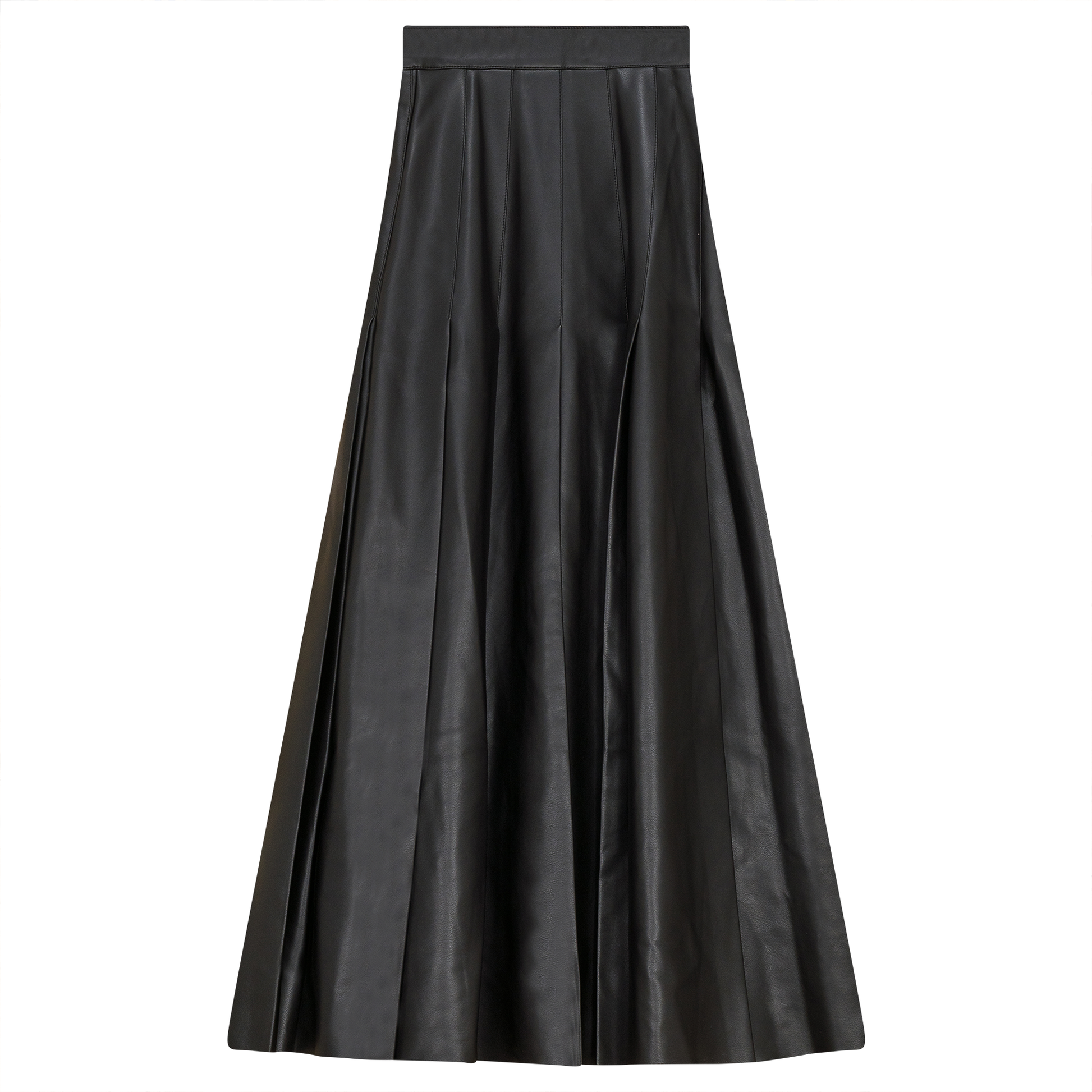 Leather Pleated Midi Skirt - Concordia Style Boutique