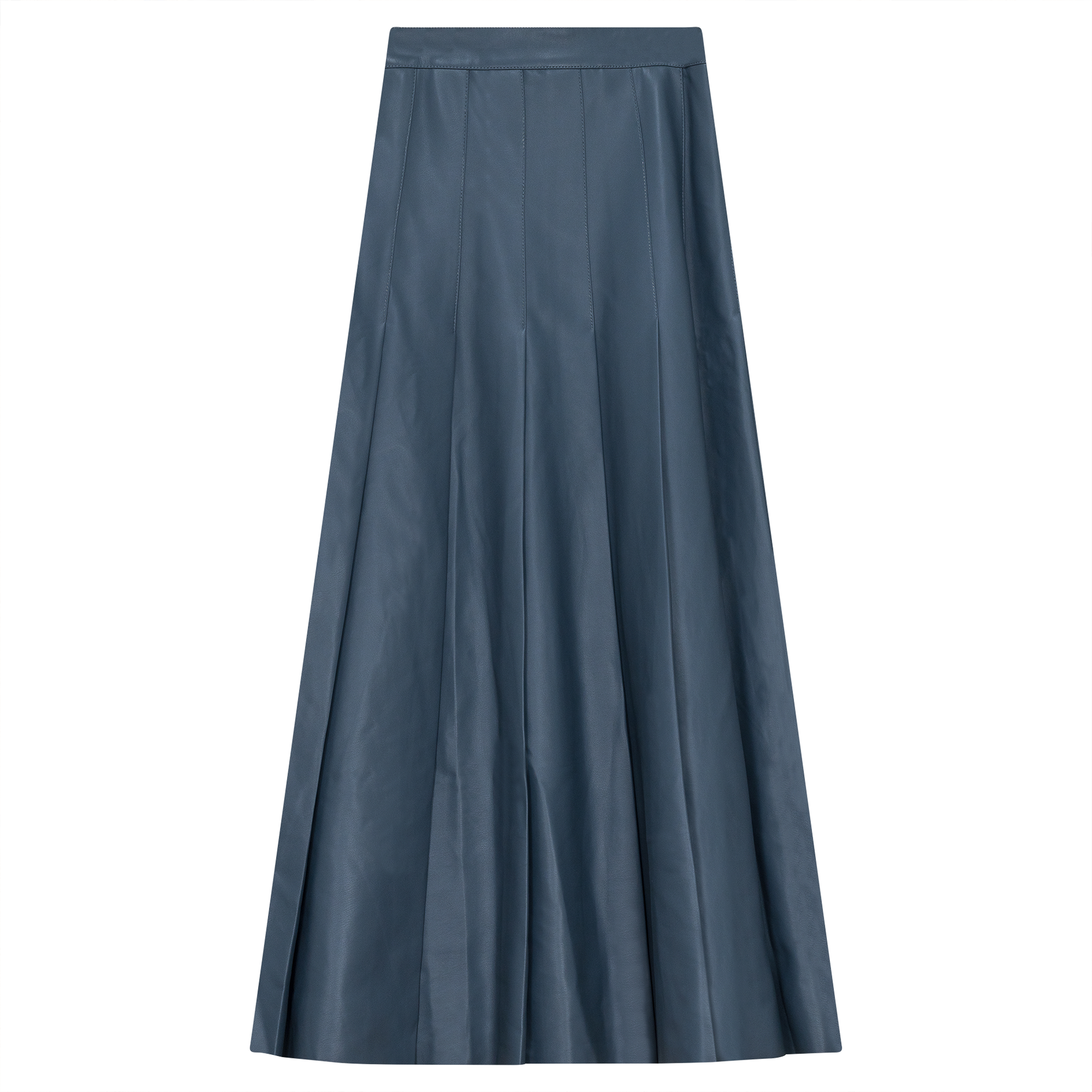 Leather Pleated Midi Skirt - Concordia Style Boutique