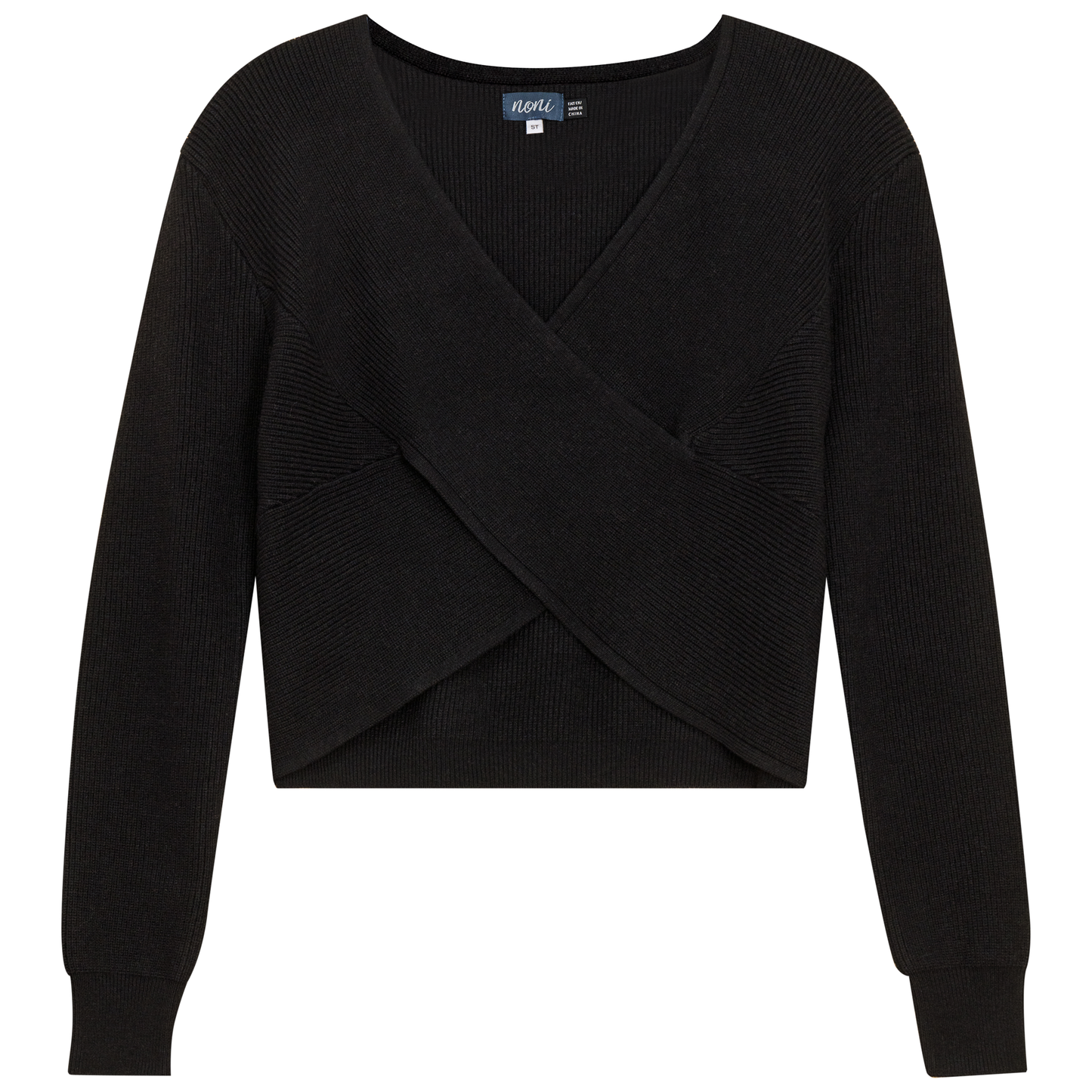 Chunky Knit Wrap Cropped Sweater - Concordia Style Boutique
