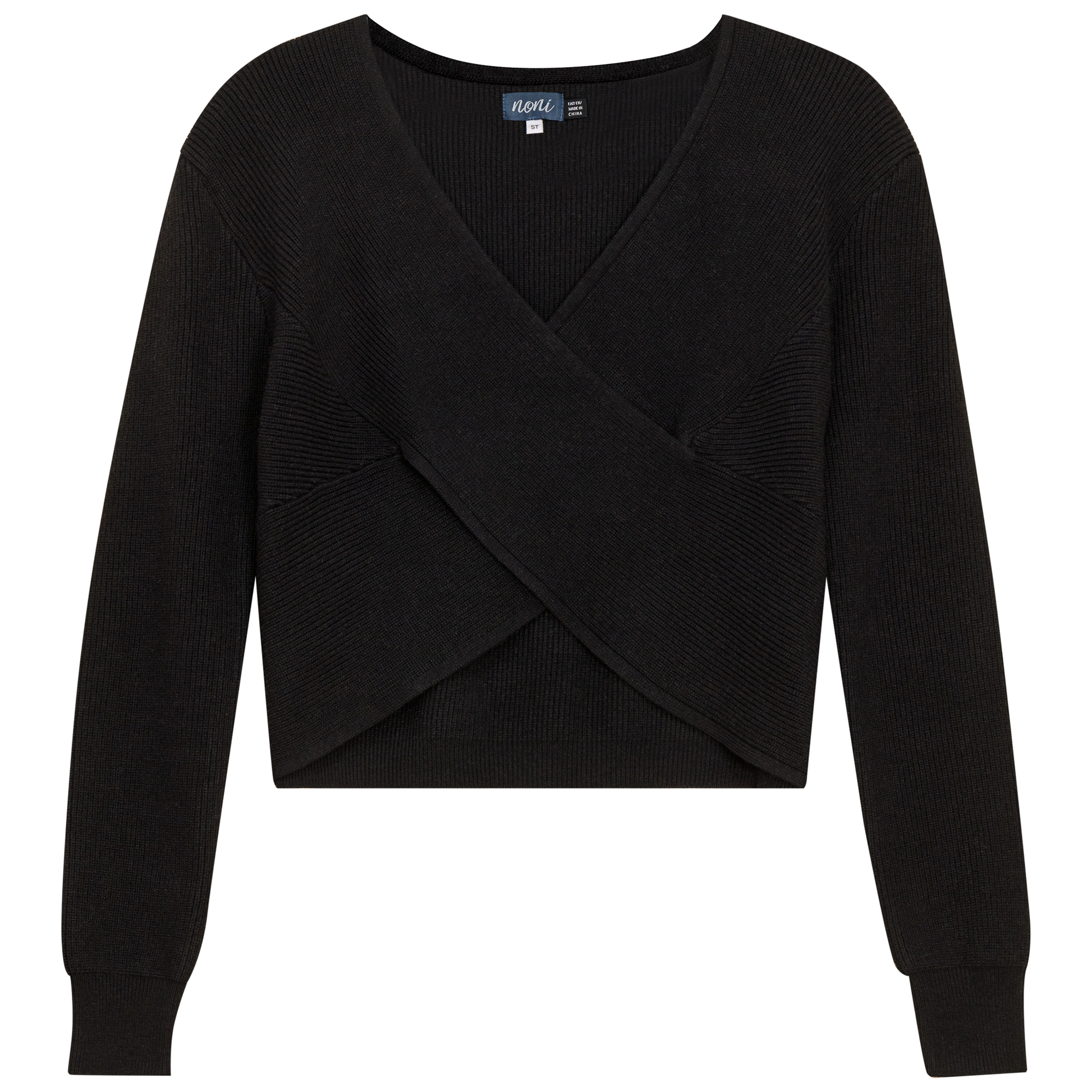 Chunky Knit Wrap Cropped Sweater - Concordia Style Boutique