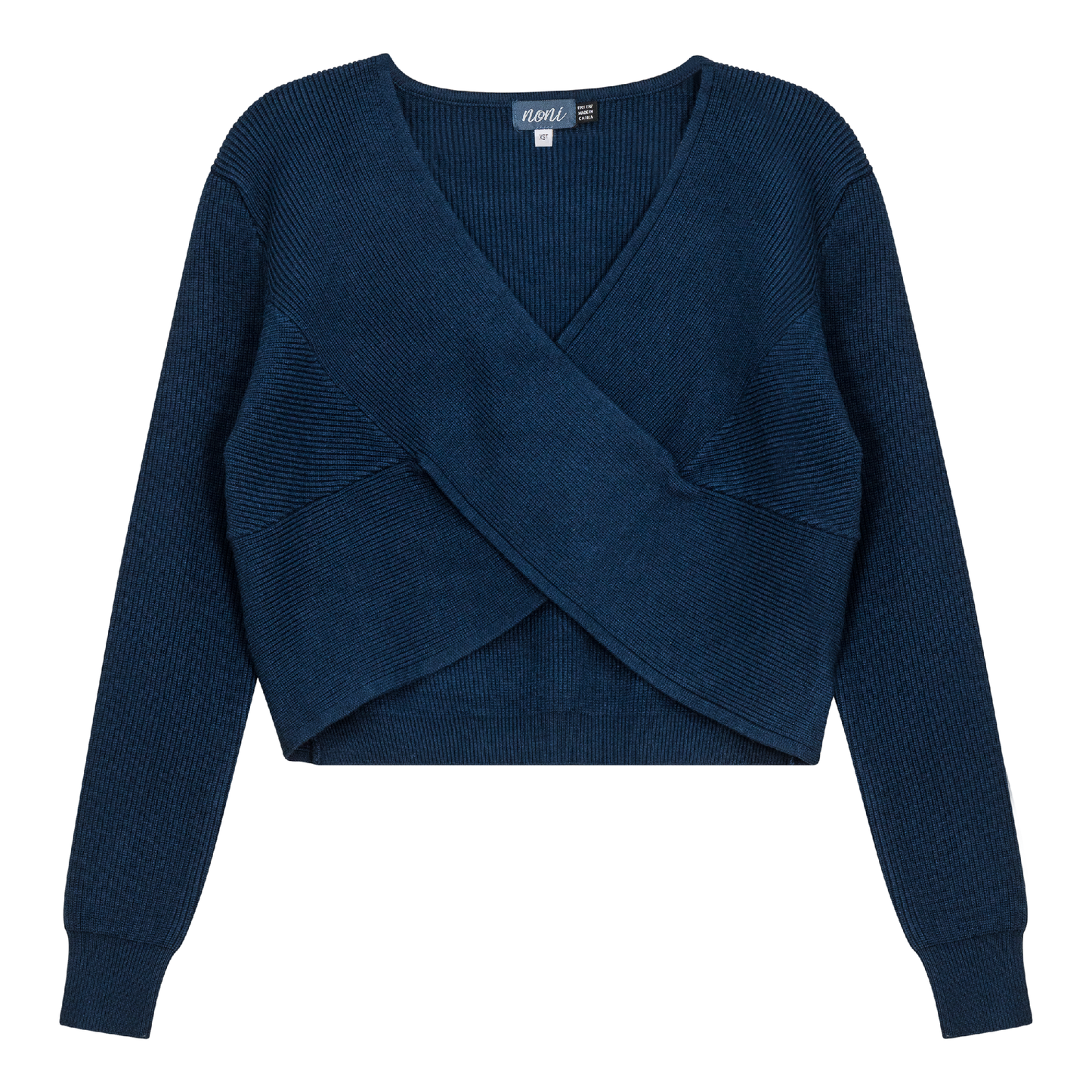 Chunky Knit Wrap Cropped Sweater - Concordia Style Boutique