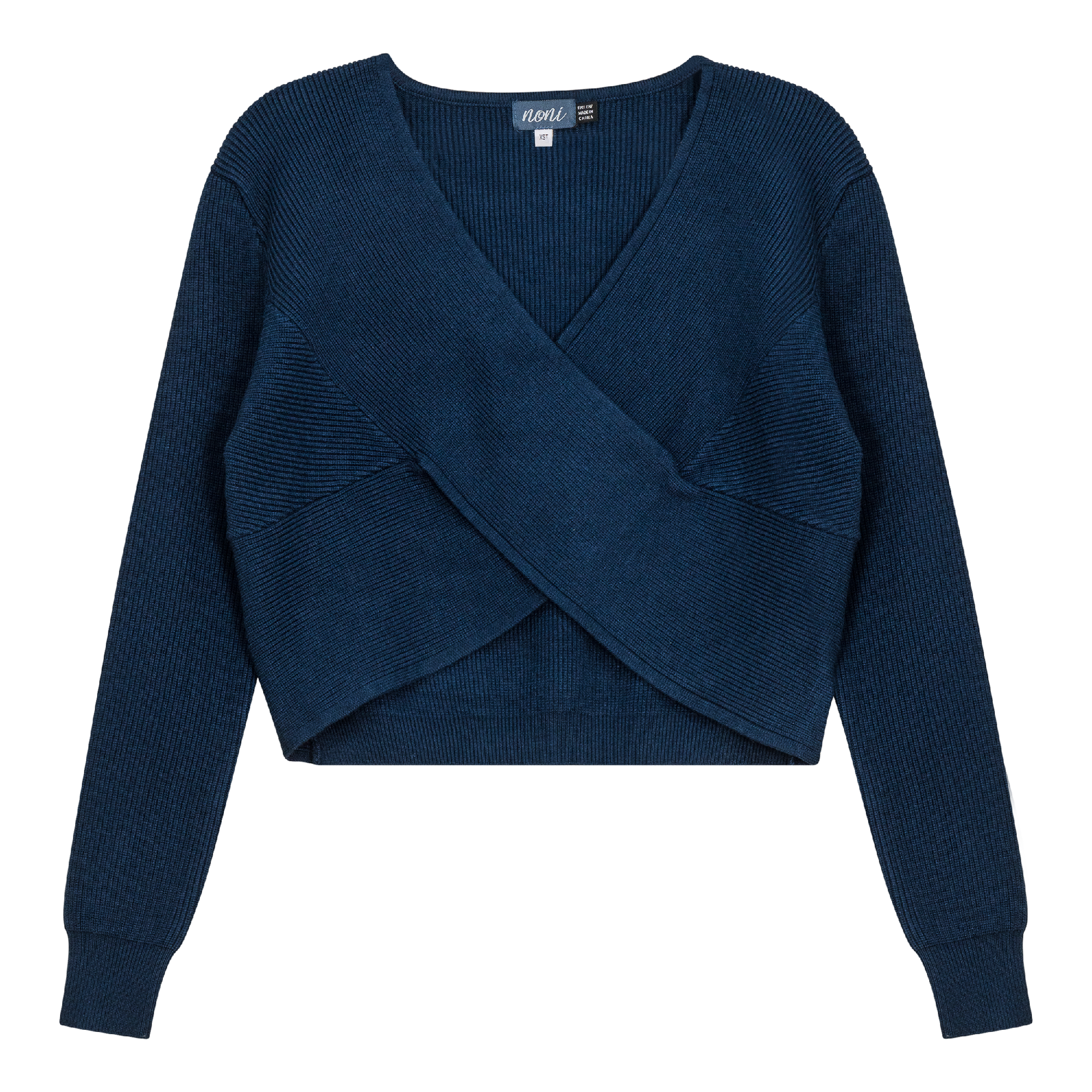 Chunky Knit Wrap Cropped Sweater - Concordia Style Boutique