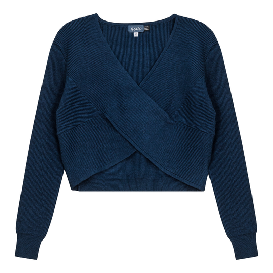 Chunky Knit Wrap Cropped Sweater - Concordia Style Boutique