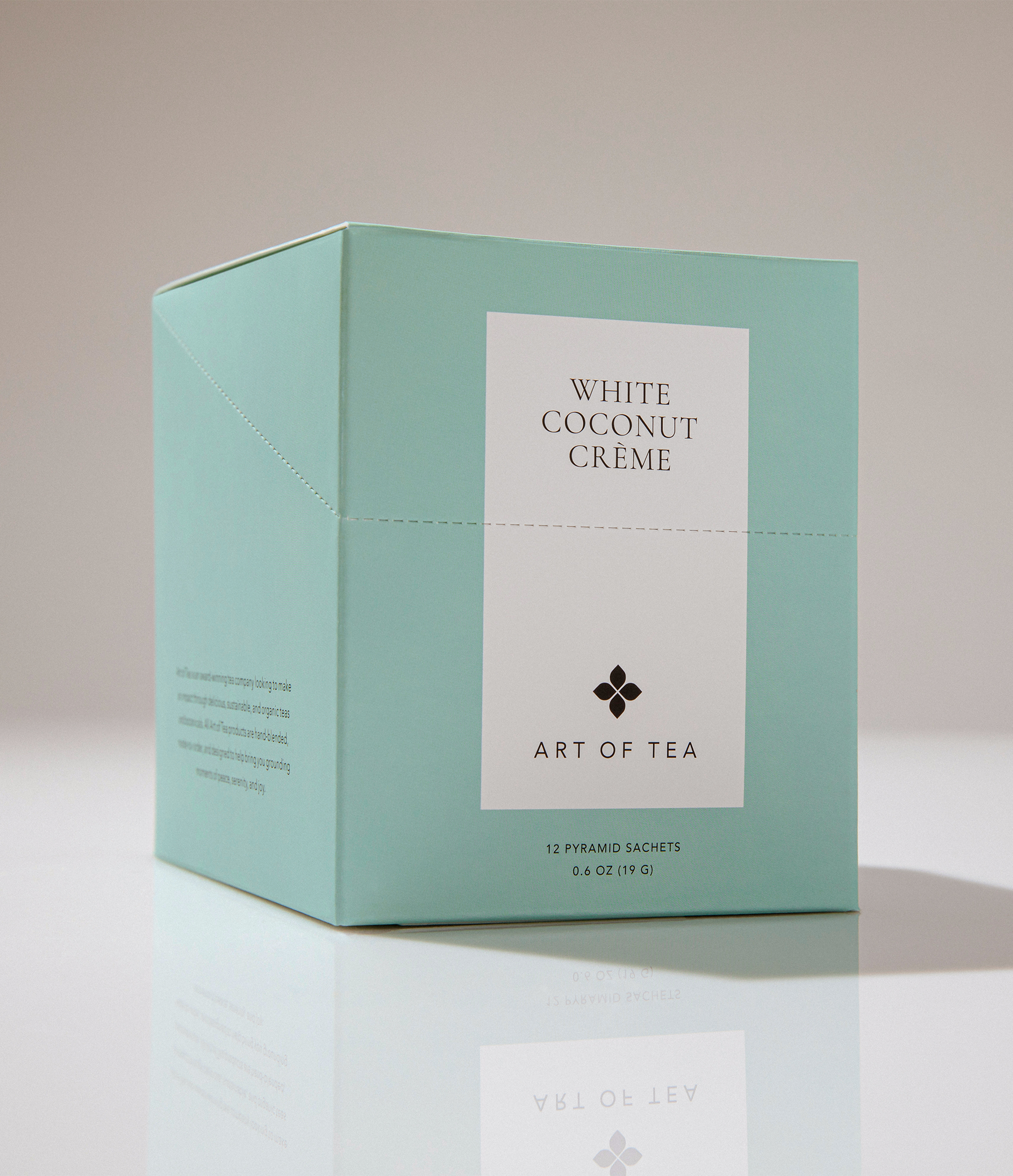 White Coconut Crème Eco Teabag Sachets - Concordia Style Boutique