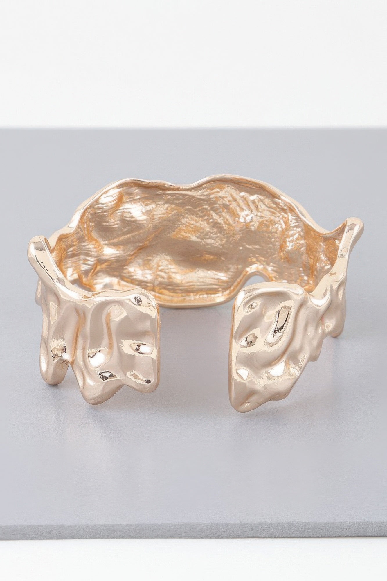 Abstract Ripple Open Cuff Bracelet - Concordia Style Boutique