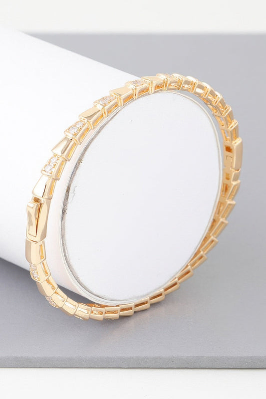 Bejeweled Snake Scale Bracelet - Concordia Style Boutique