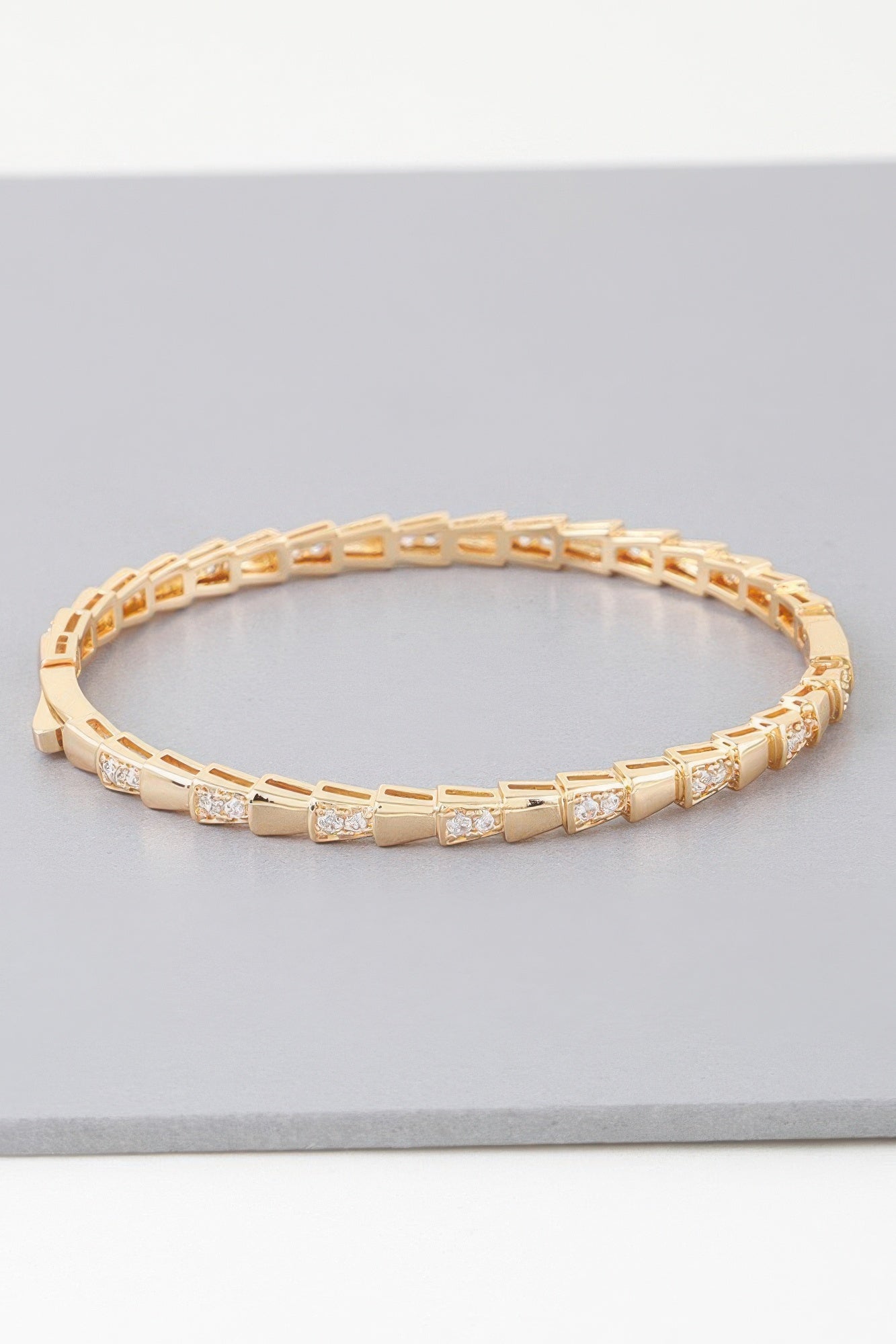 Bejeweled Snake Scale Bracelet - Concordia Style Boutique