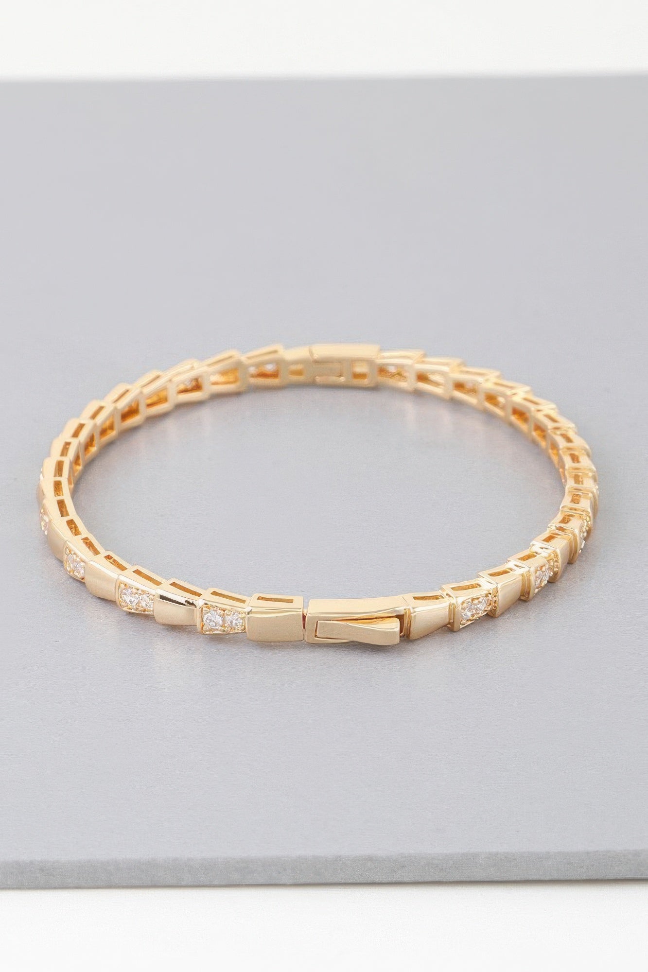 Bejeweled Snake Scale Bracelet - Concordia Style Boutique