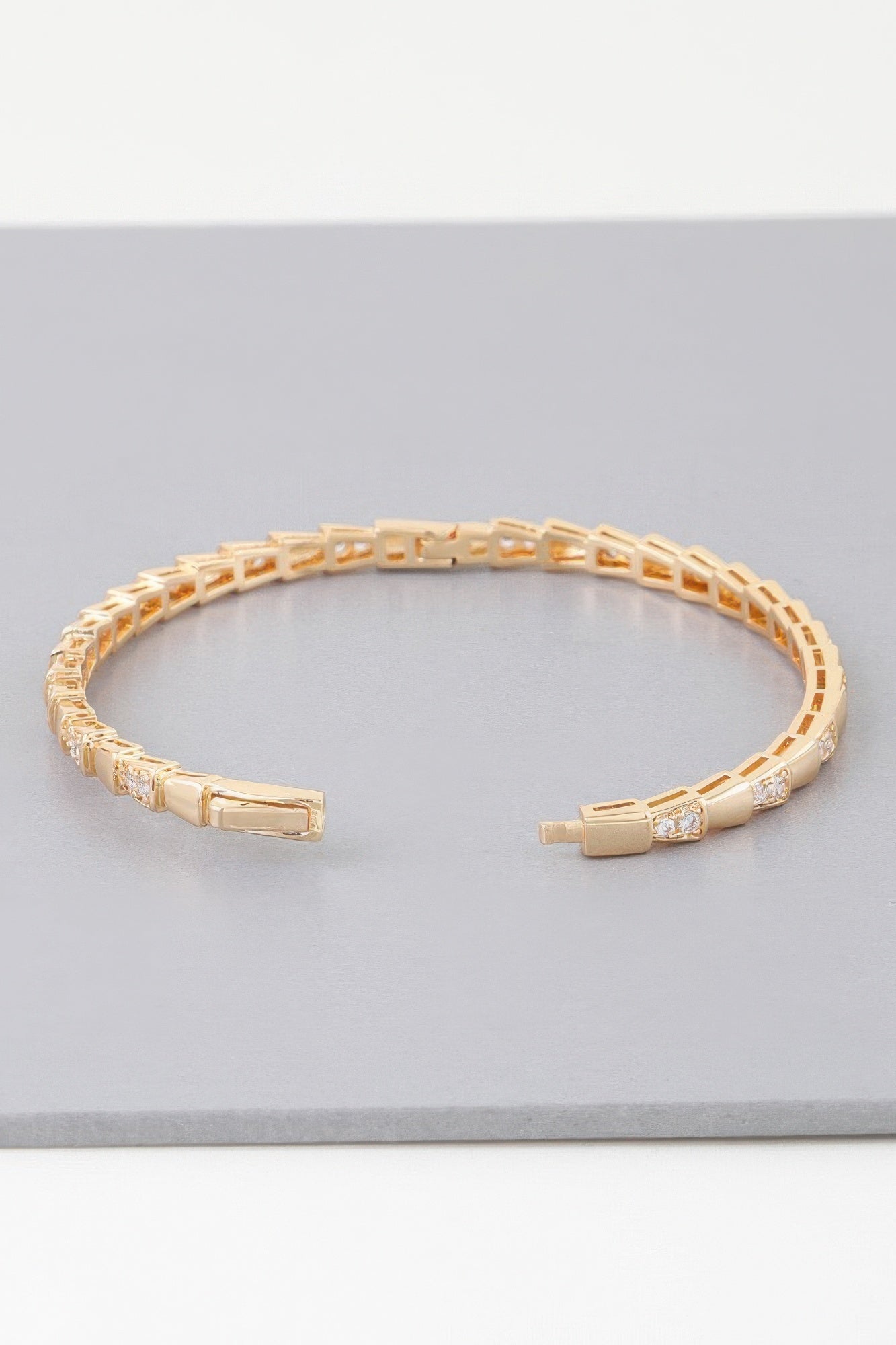 Bejeweled Snake Scale Bracelet - Concordia Style Boutique