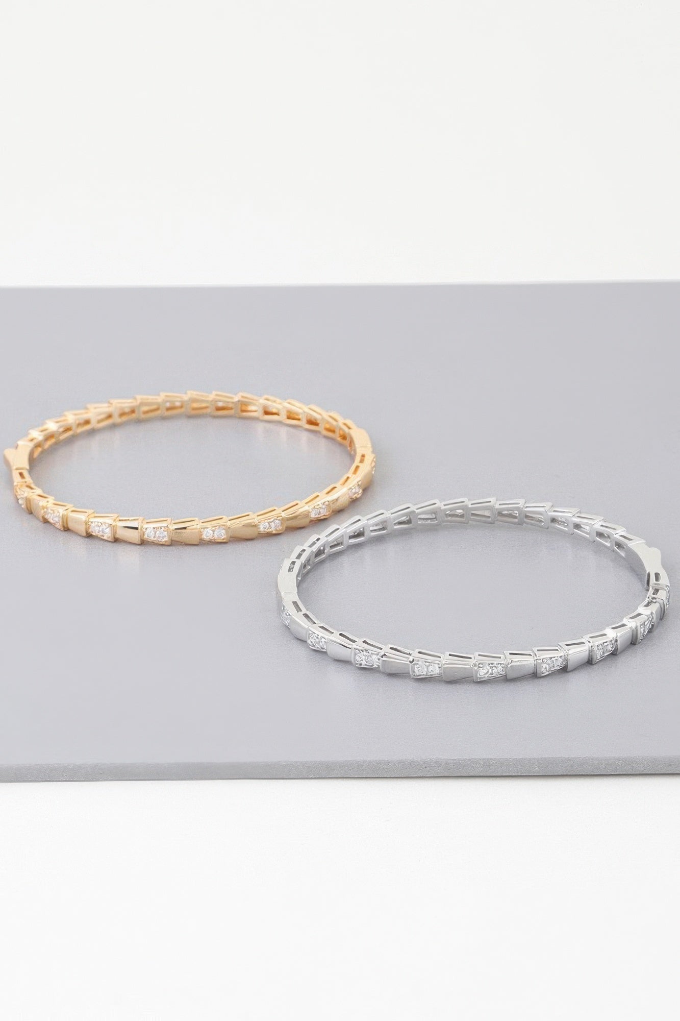 Bejeweled Snake Scale Bracelet - Concordia Style Boutique