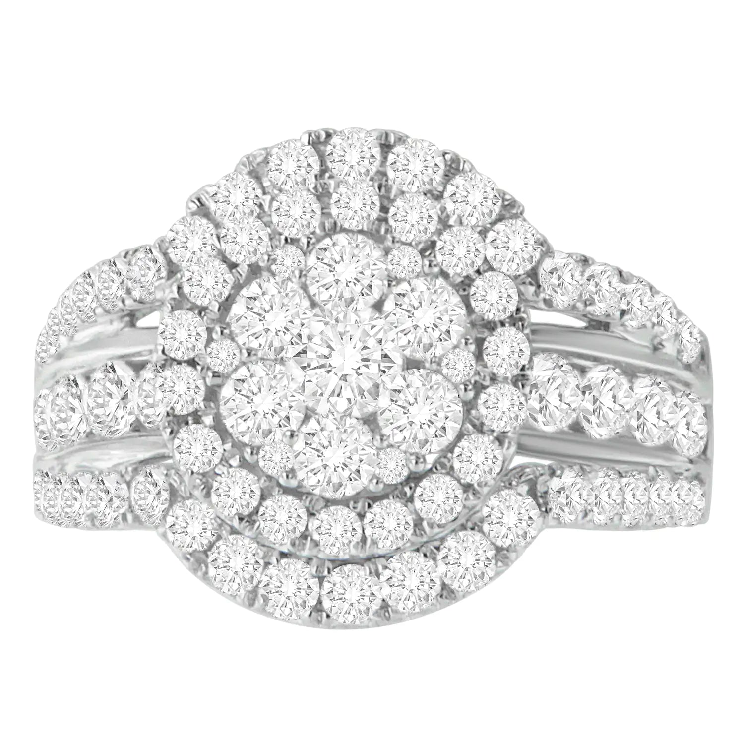*SOLD OUT* 14k White Gold 2ct TDW Diamond Engagement Ring (H-I,SI2-I1) - Concordia Style Boutique