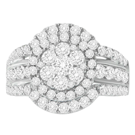 *SOLD OUT* 14k White Gold 2ct TDW Diamond Engagement Ring (H-I,SI2-I1) - Concordia Style Boutique
