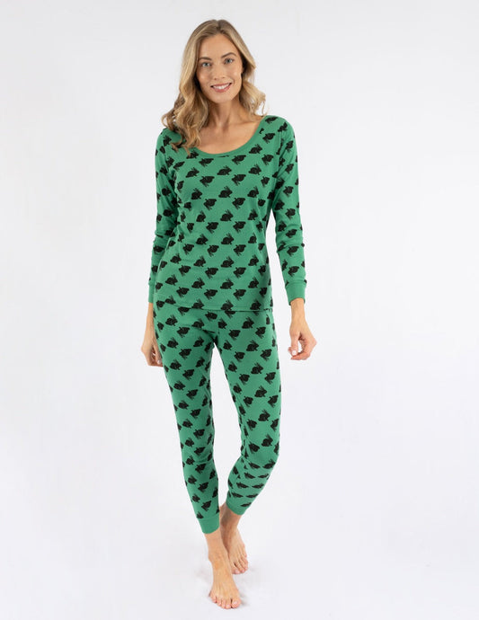Women's Cotton Bunny Pajamas - Concordia Style Boutique