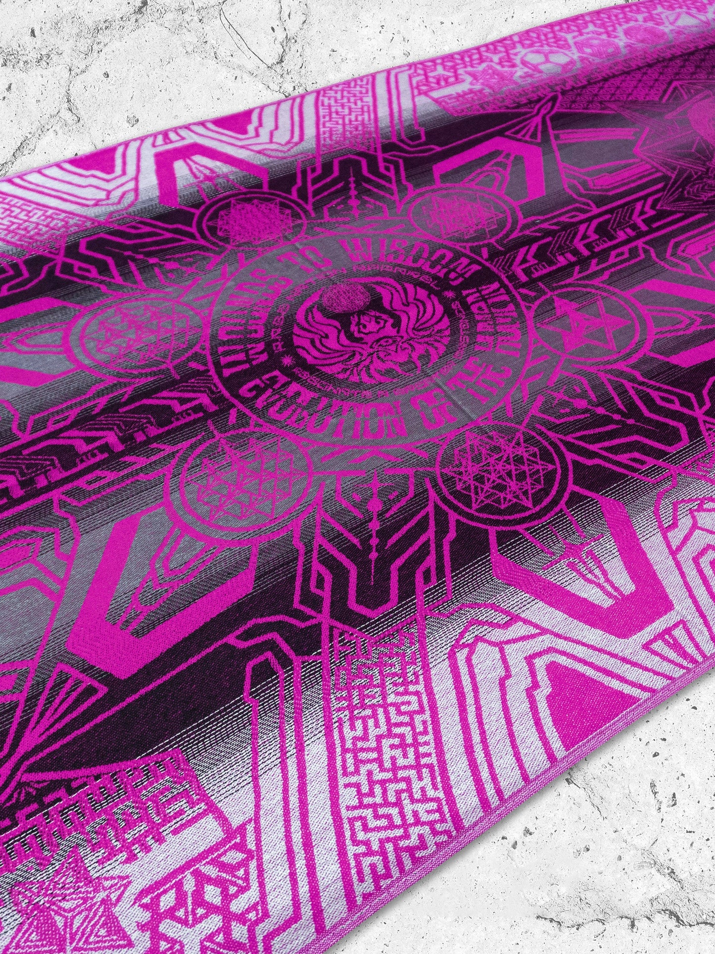 WOUNDS TO WISDOM • Yantrart x Rage Nation • Pink Gradient Shawl - Concordia Style Boutique