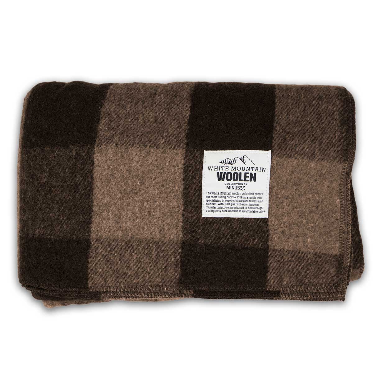 M33 - Camp Throw Blanket White Mountain Woolen - Concordia Style Boutique