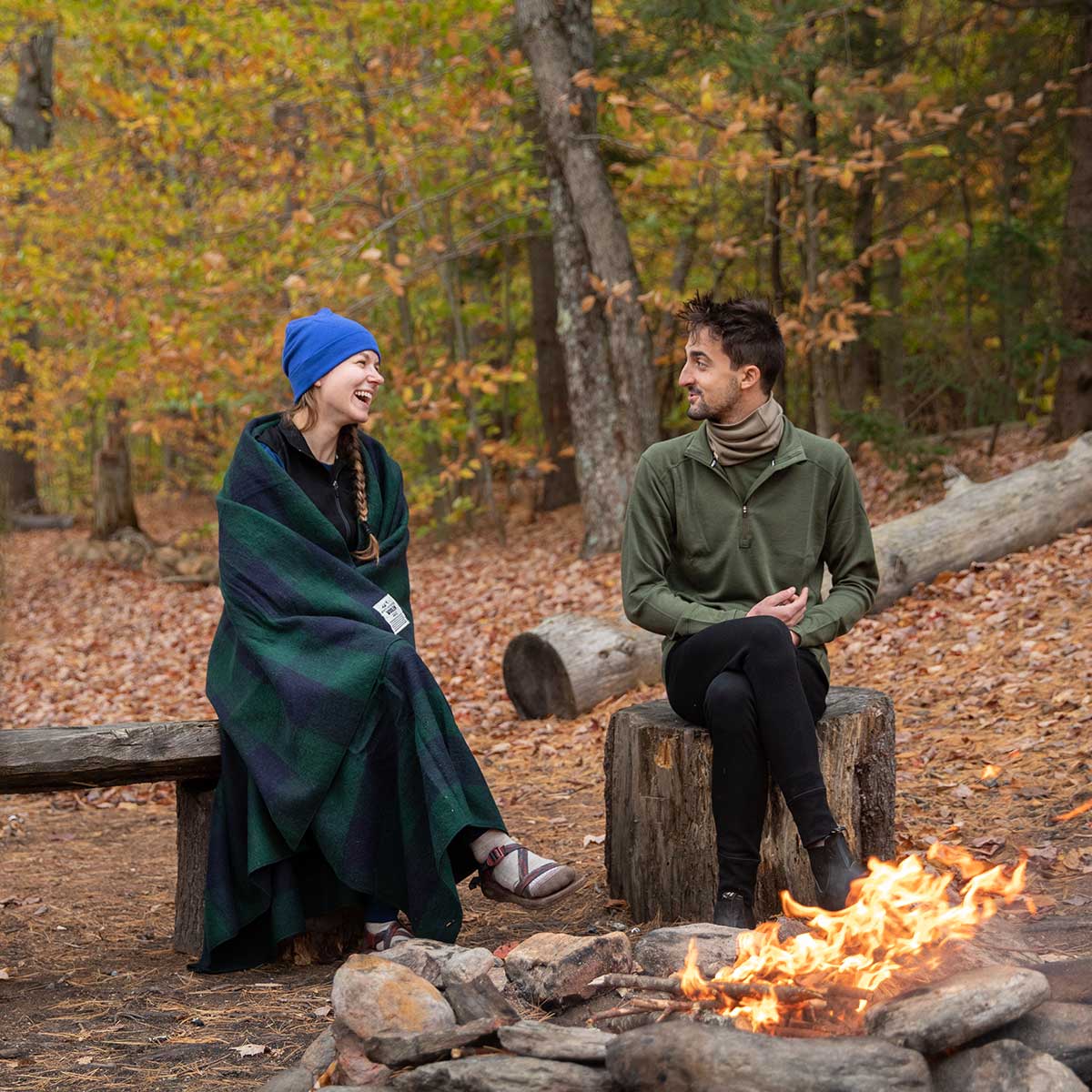 M33 - Lodge Twin Blanket White Mountain Woolen - Concordia Style Boutique